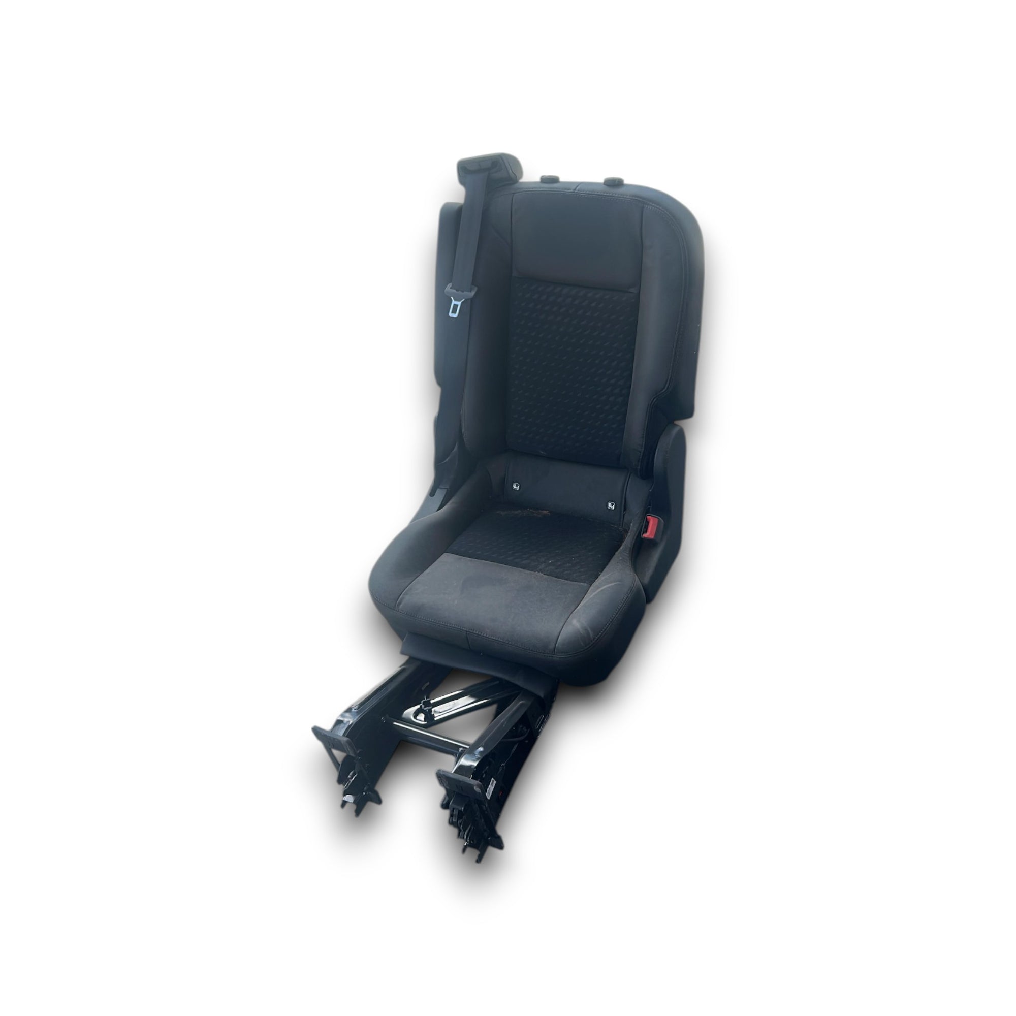 Sedile posteriore passeggero in stoffa e pelle nero Ford Tourneo Custom I (2018 > 2023) 8 posti