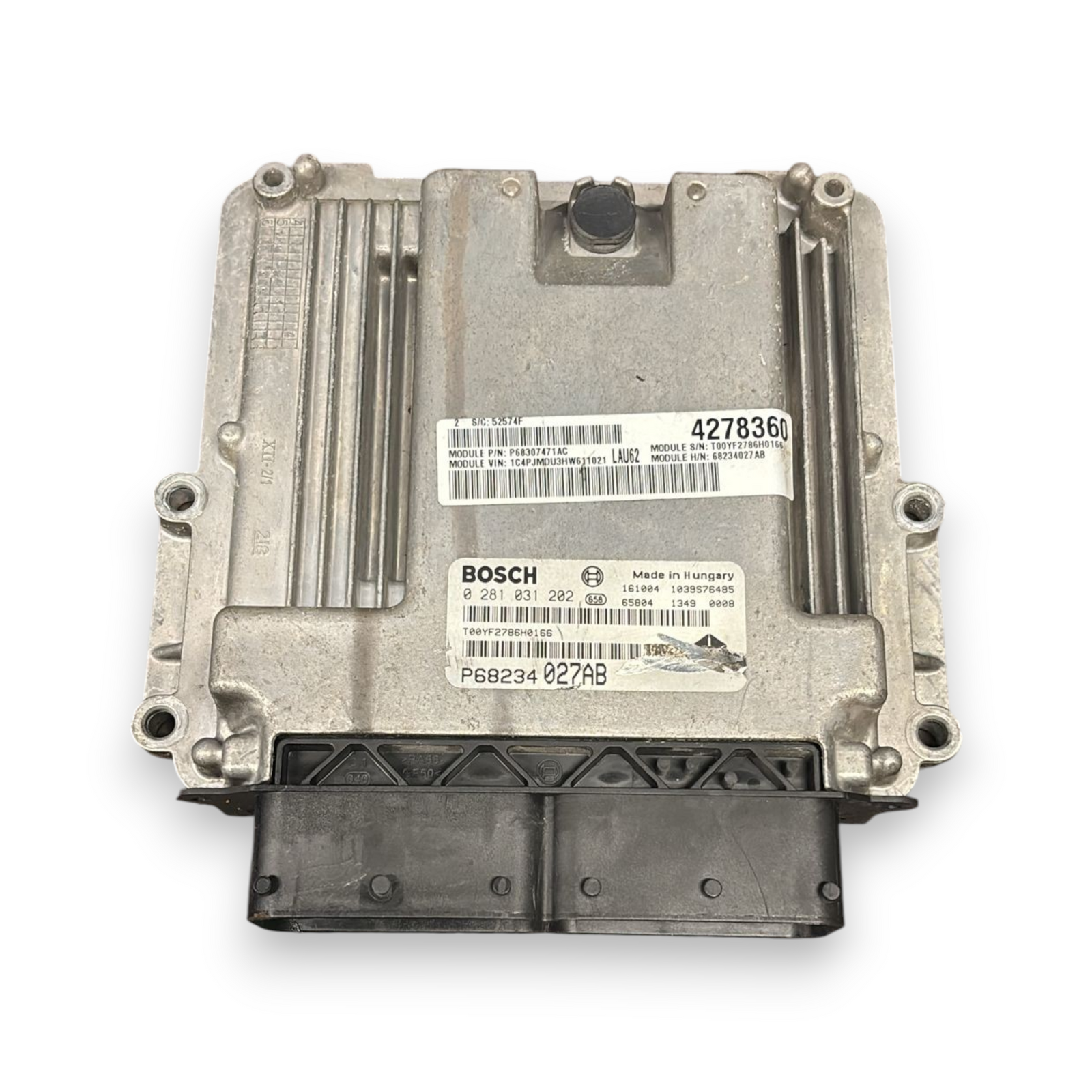 Engine ECU control unit jeep cherokee 2.2 diesel code:p68234027ab (2013-2023) 