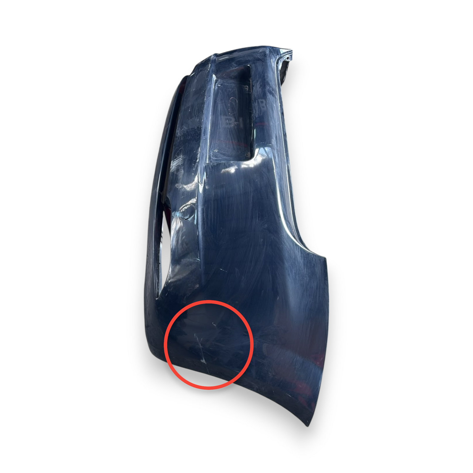 Blauer hinterer Stoßfänger Fiat Grande Punto Cod:735379735 (2005-2018) 