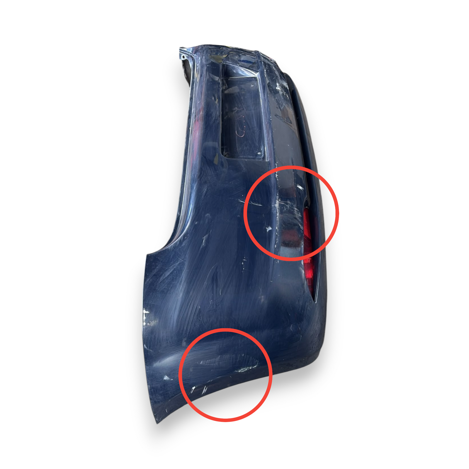 Blauer hinterer Stoßfänger Fiat Grande Punto Cod:735379735 (2005-2018) 