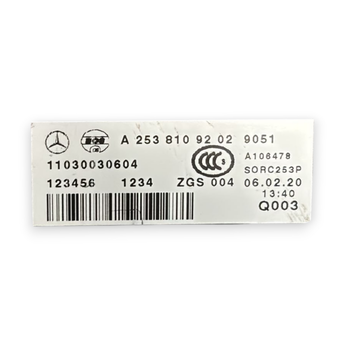 Cofre de rollo / cortina mercedes-benz glc x253 cod:a2538109202 (2015-2022) 