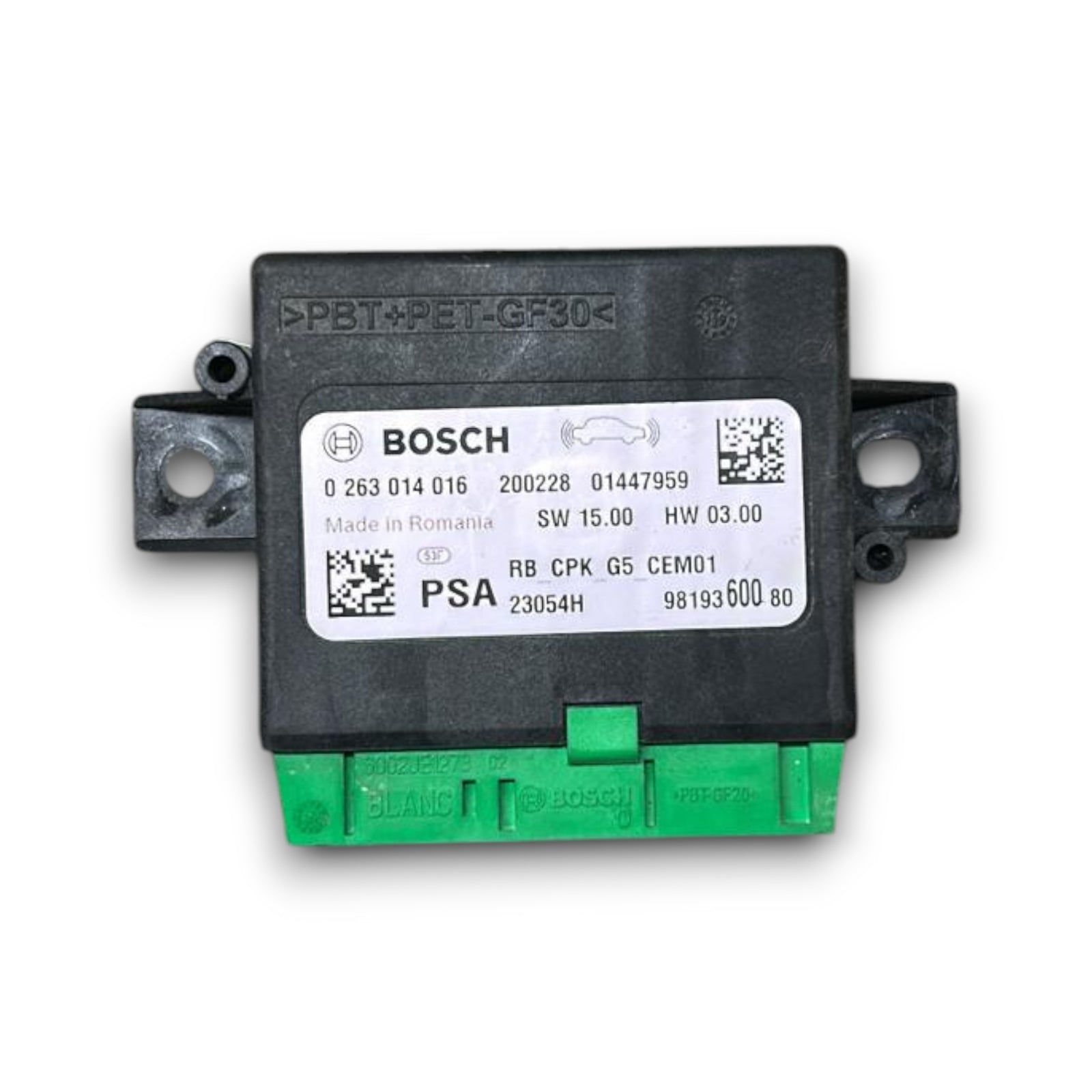 Centralna enota senzorjev za parkiranje Peugeot 3008 9819360080 (2016 > 2023) 