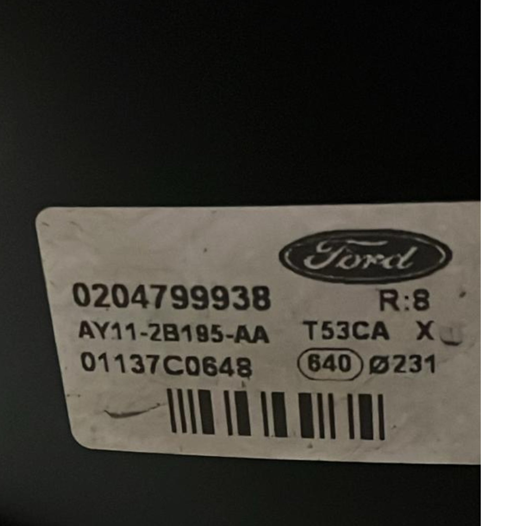 Pompa Servofreno Ford B-Max cod:0204799938 (2012 >2018)