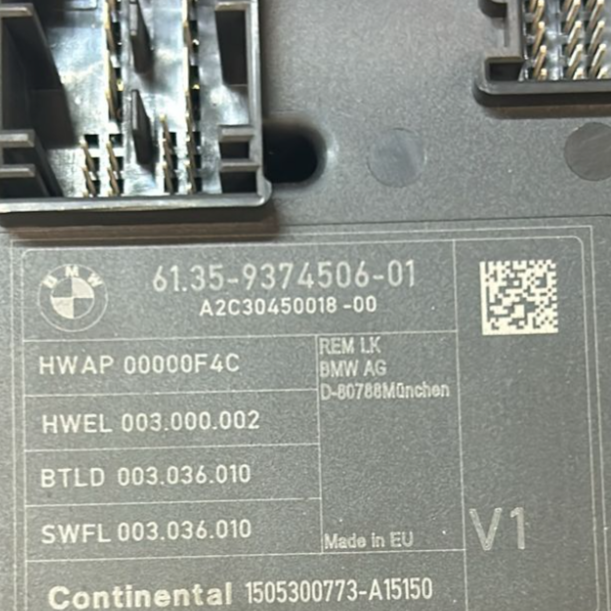 Centralina / Body Computer BMW Serie 3 (F31) Touring cod.9374506-01 2.0 Diesel (2012 > 2019)