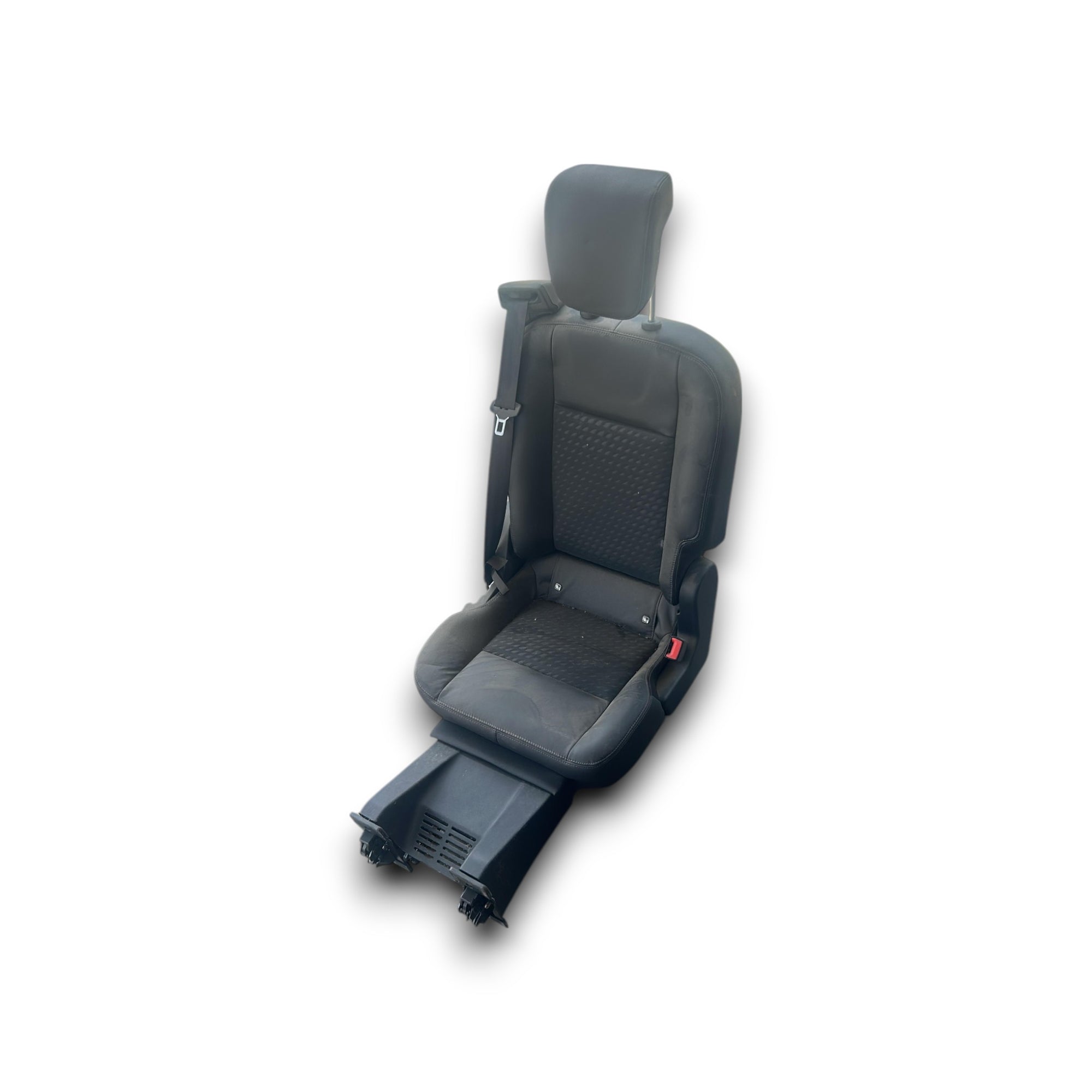 Sedile posteriore passeggero in stoffa e pelle nero Ford Tourneo Custom I (2018 > 2023) 8 posti