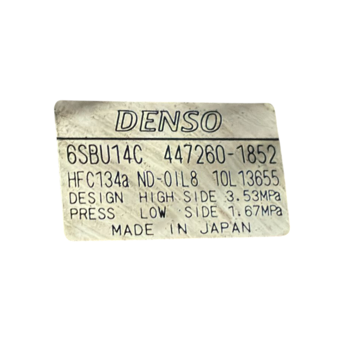 Airconditioningcompressor bmw serie 1 e81 2.0 diesel cod : 477260-1852 (2004 - 2012) 