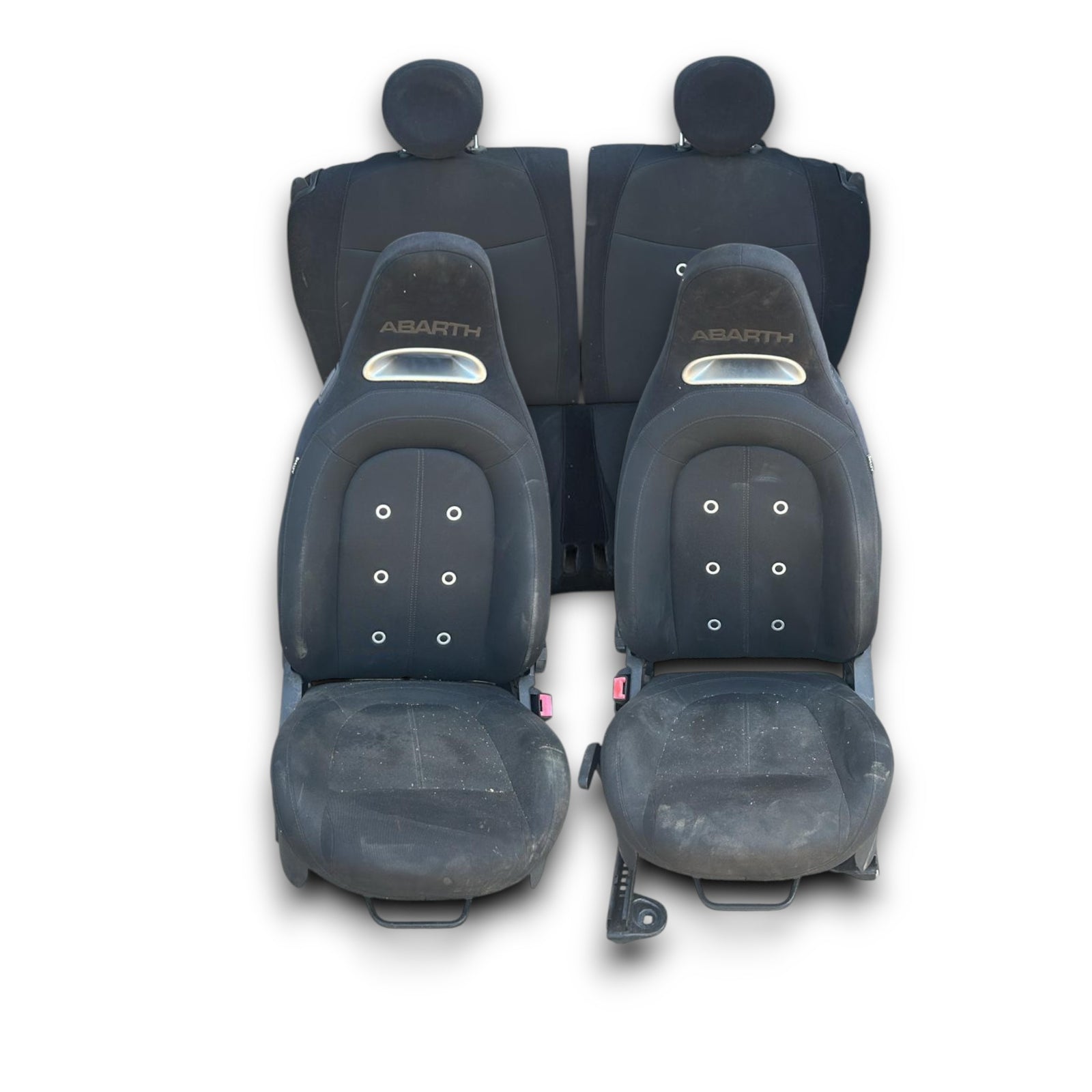 Tappezzeria / sedili in stoffa neri Fiat 500 Abarth (595) (2008 > )