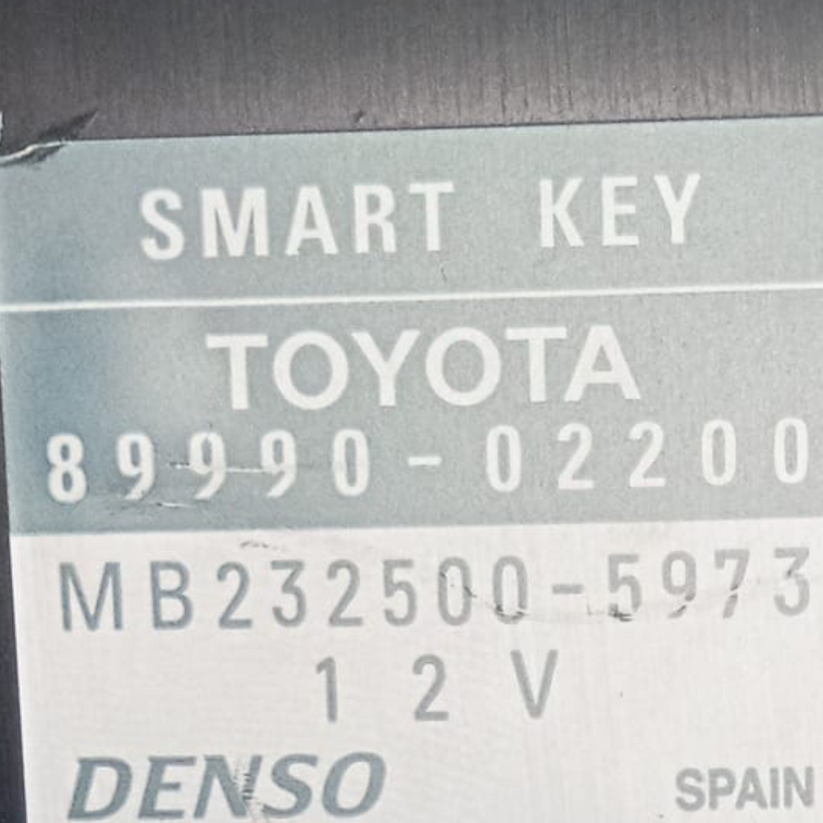 Keyless centrale Toyota Auris E180 cod. 89990-02200 (2012 > 2018) 