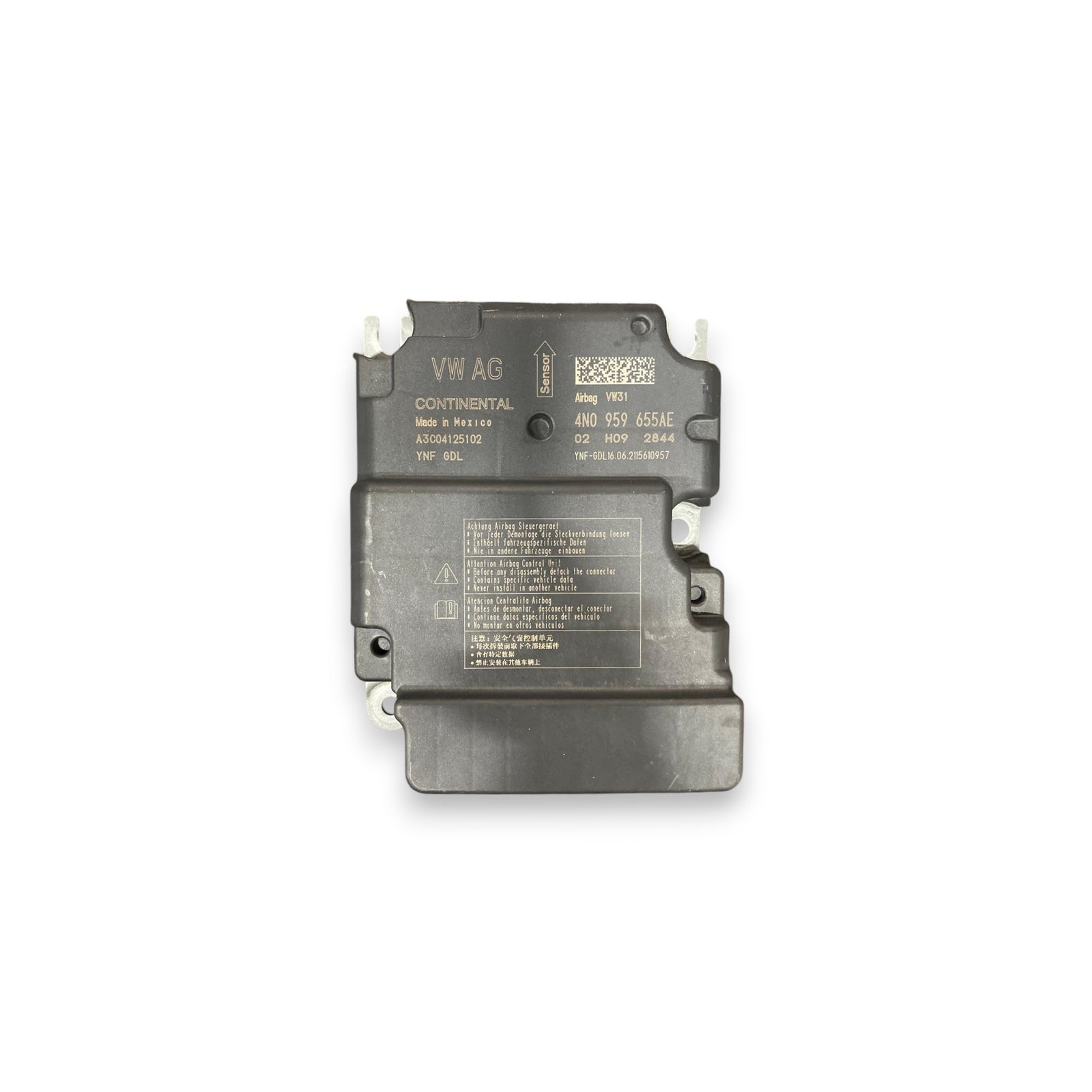 Kontrolna enota zračnih blazin Audi Q8 (2018-2023) Koda: 4N0959655AE