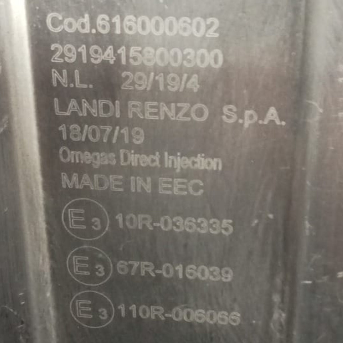 GPL-controller fiat 500x cod. 616000602 1.3 diesel (2014 >) 