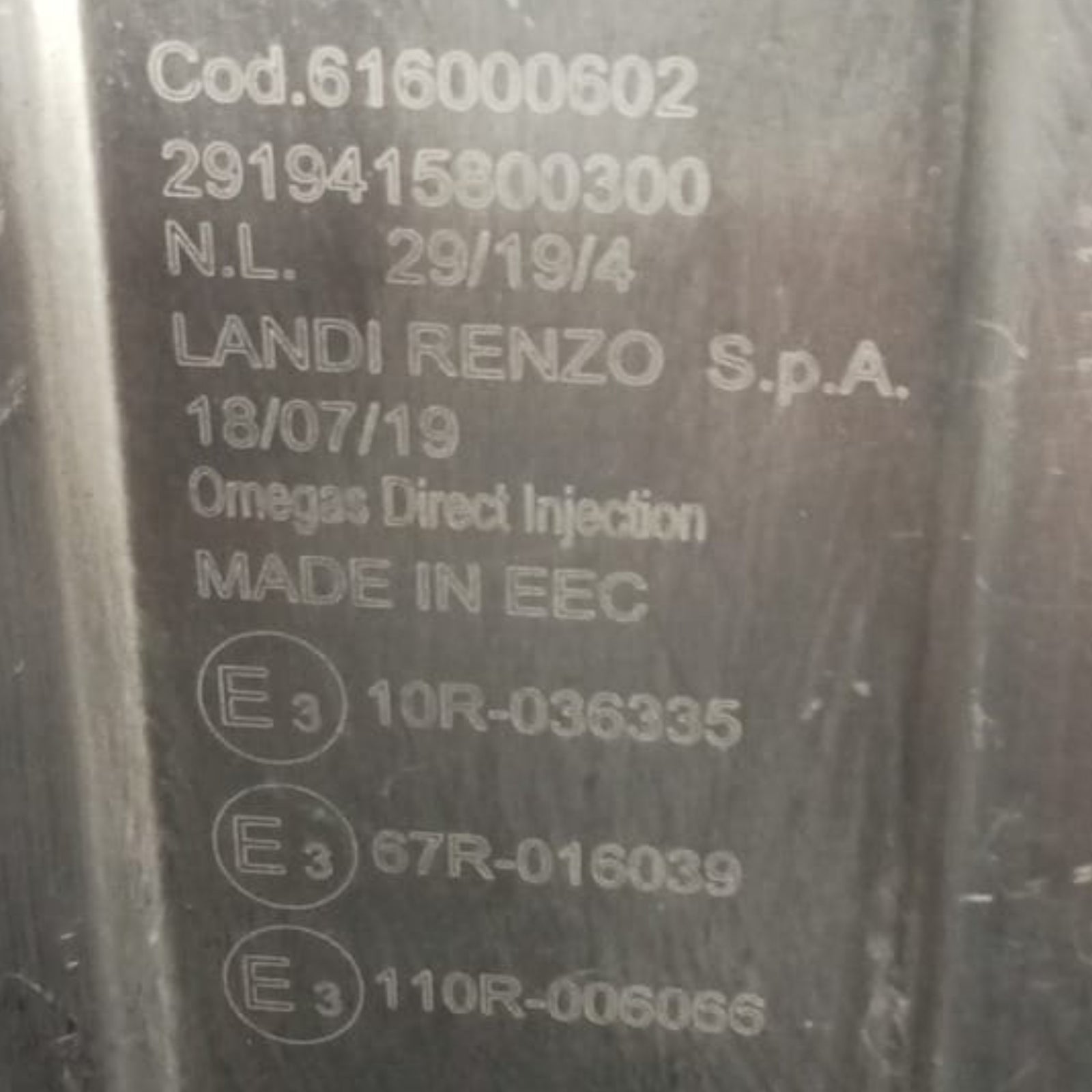GPL-controller fiat 500x cod. 616000602 1.3 diesel (2014 >) 