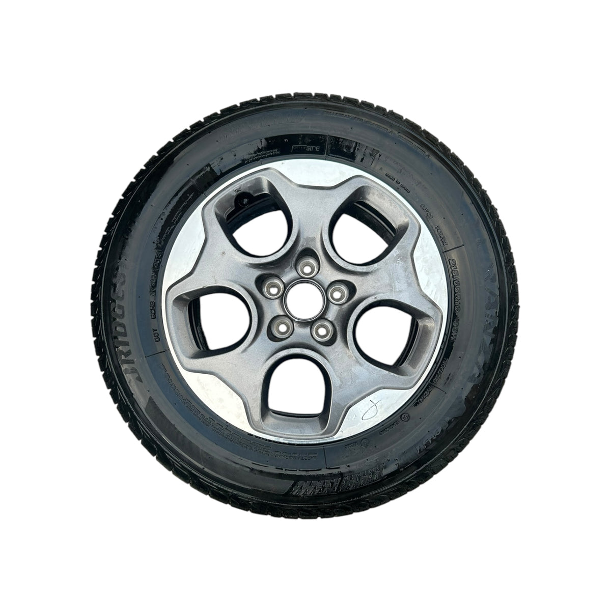 Ruota Di Scorta / Cerchio In Lega (BRIDGESTONE) Jeep Renegade (5 Fori / 215/65 R16) (2014 &gt; )