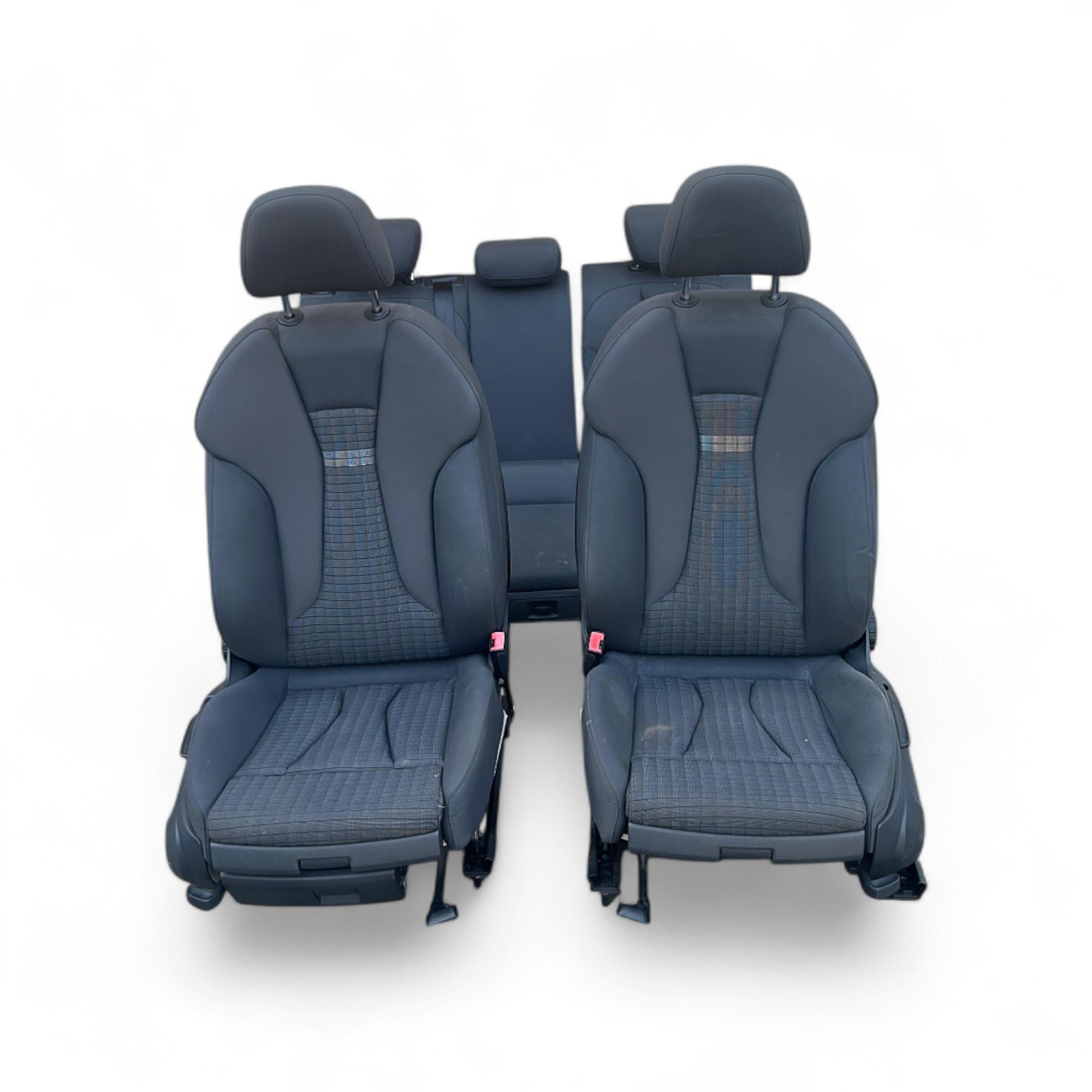 Polsterung / Sitze aus schwarzem Leder und Stoff für Audi A3 (8V) (2012 > 2020) 