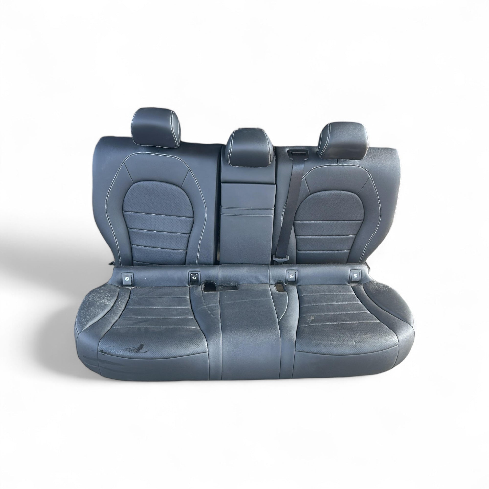 Polsterung / Sitze Mercedes Benz EQC (N293) (2019 > 2023) aus schwarzem Leder 