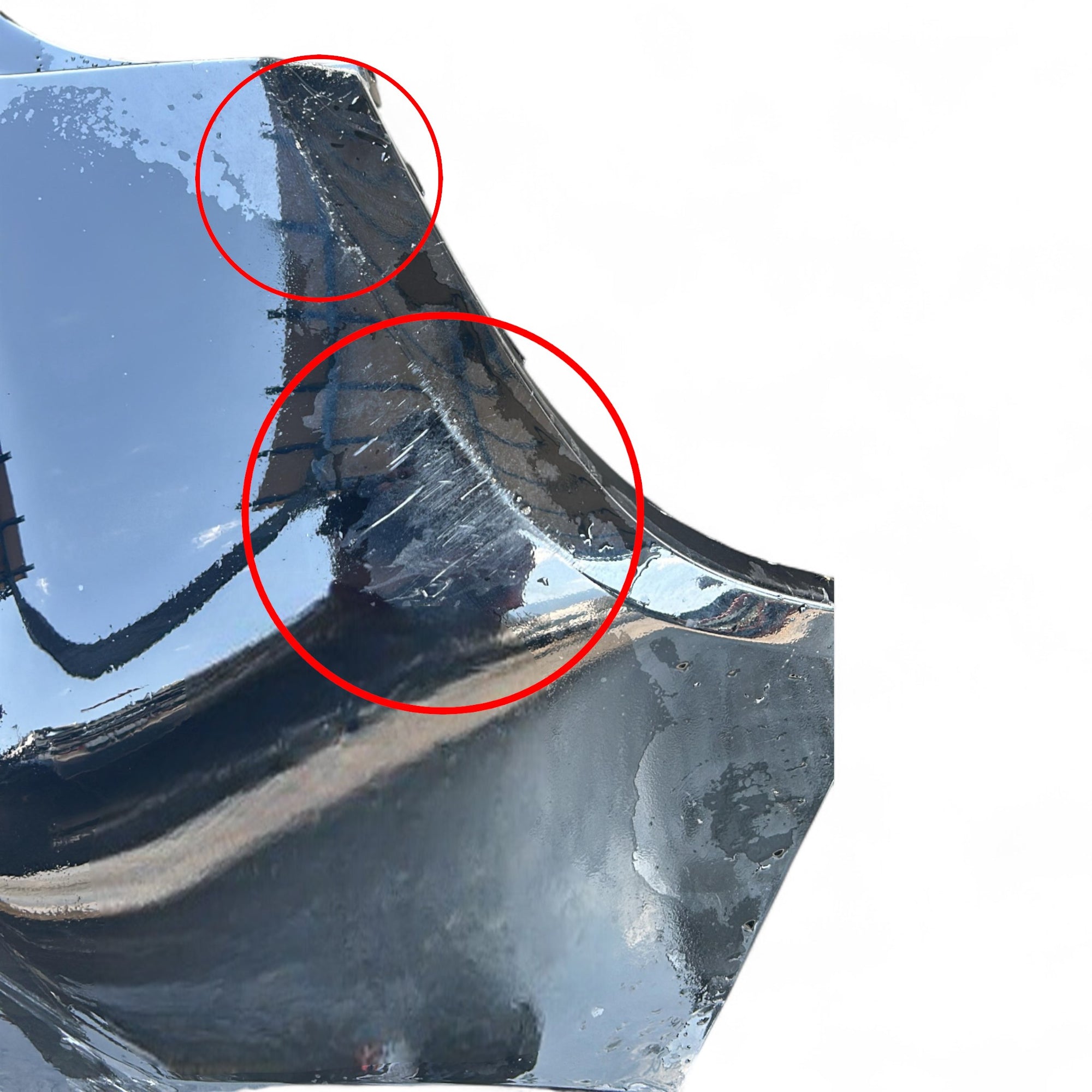 Schwarzer hinterer Stoßfänger Opel Mokka X (2016 > 2019) 