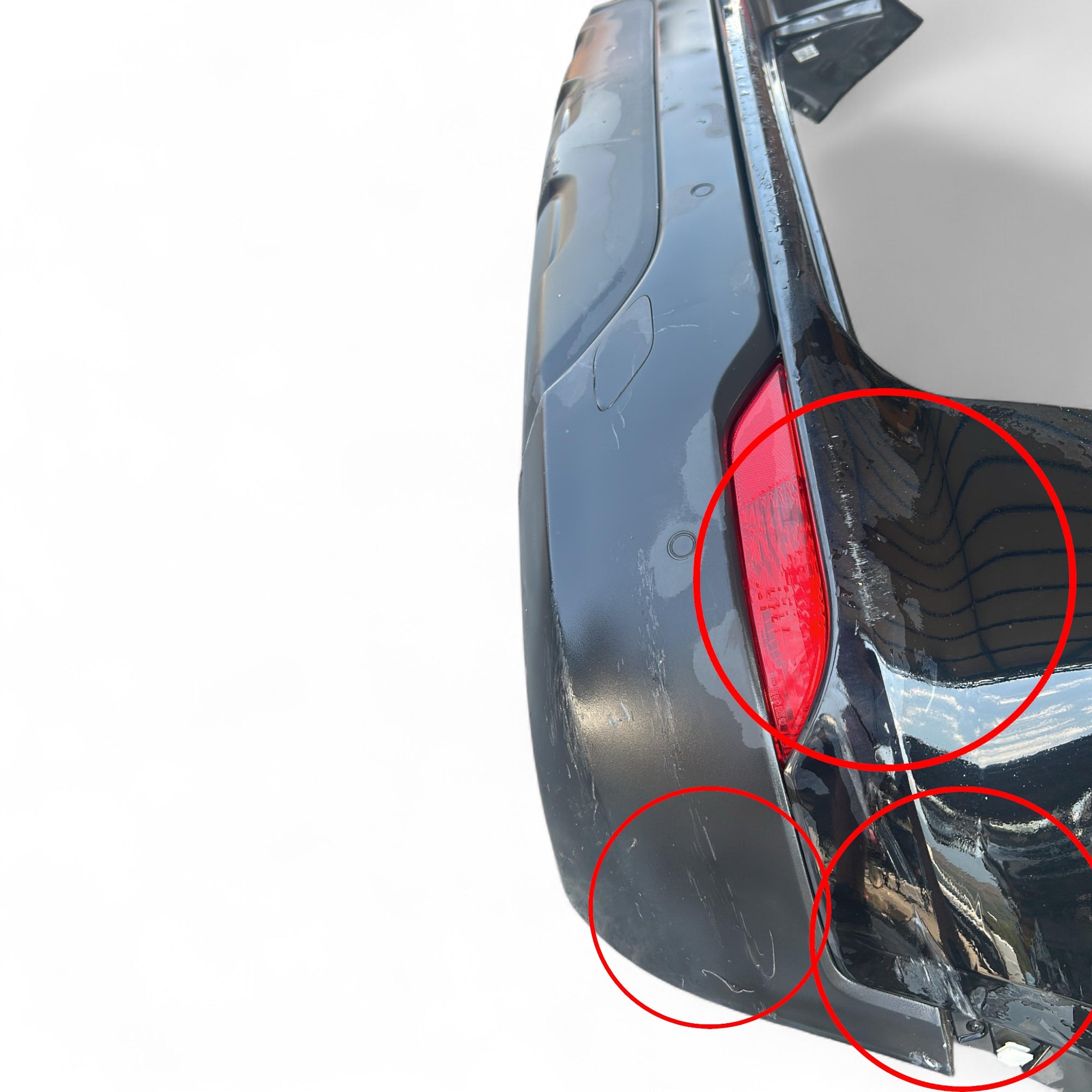 Schwarzer hinterer Stoßfänger Opel Mokka X (2016 > 2019) 