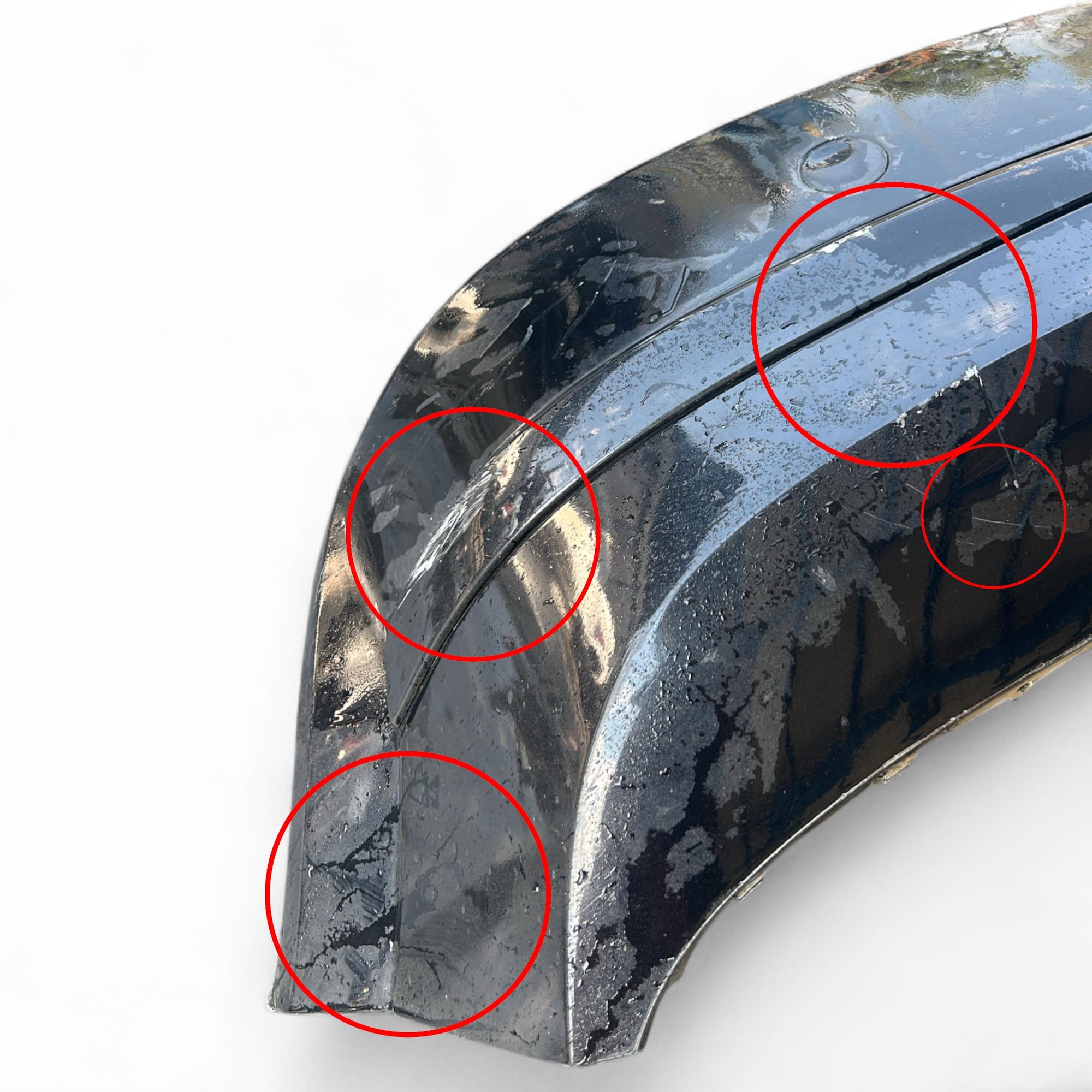 Schwarzer hinterer Stoßfänger Opel Astra H (2004 > 2011) 