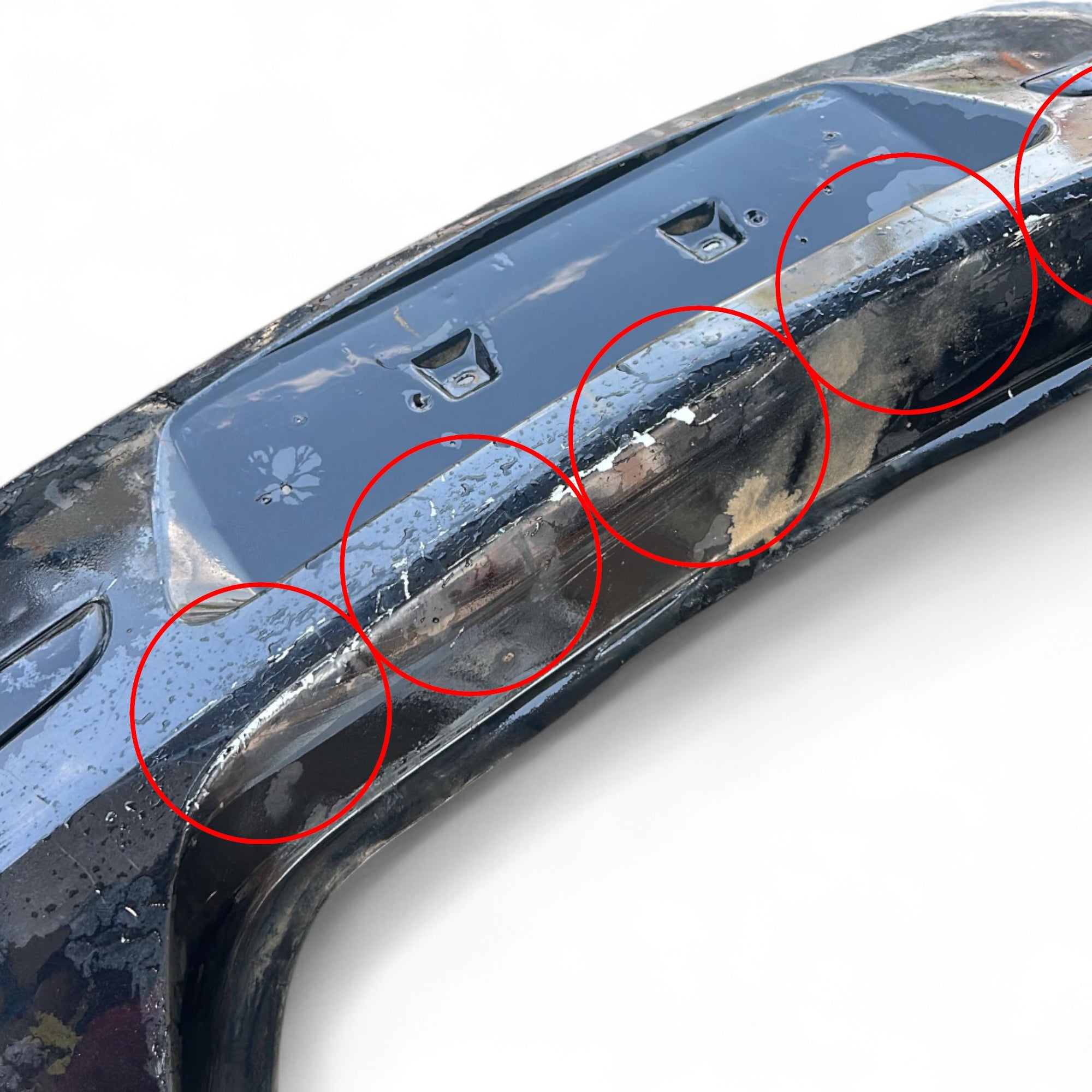 Schwarzer hinterer Stoßfänger Opel Astra H (2004 > 2011) 