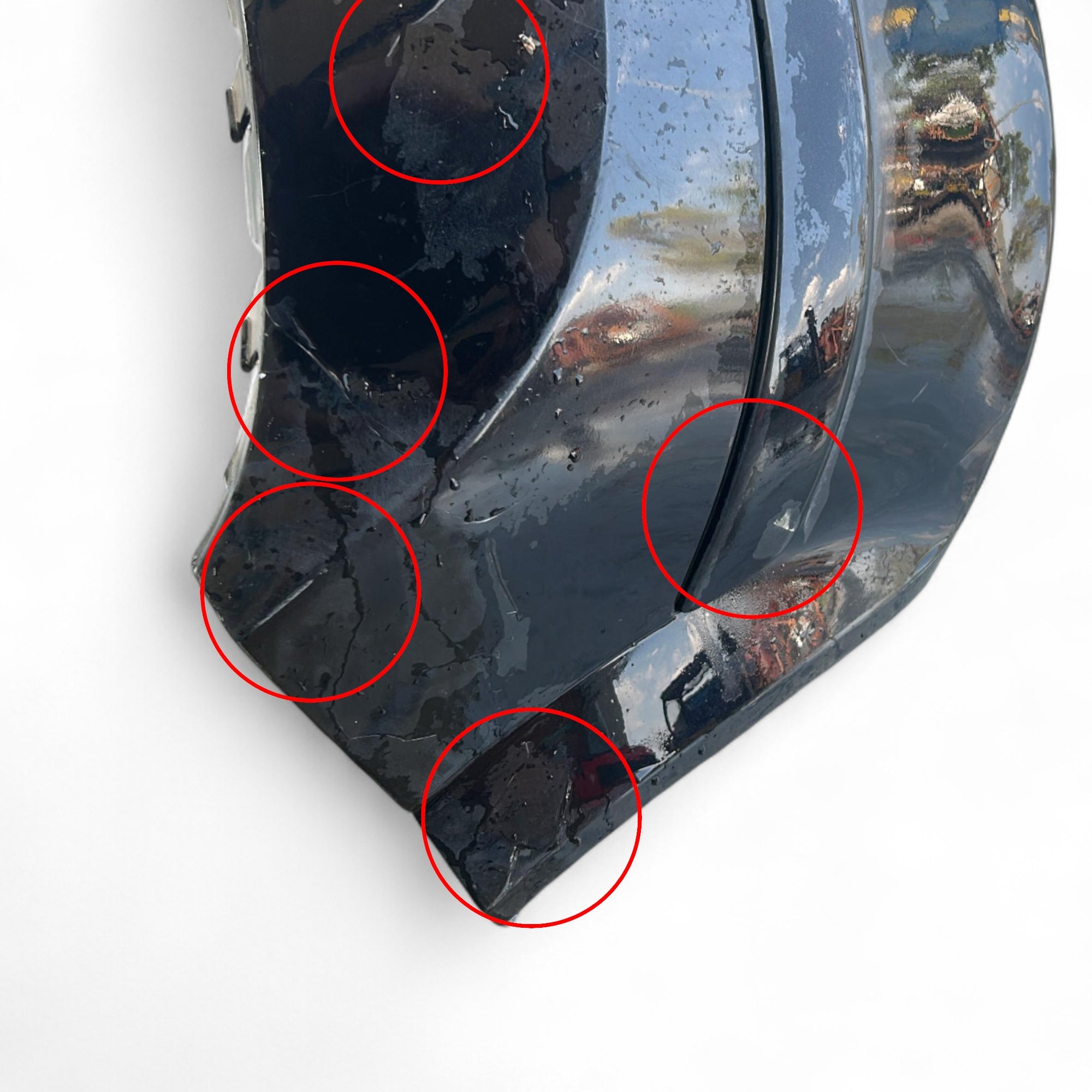 Schwarzer hinterer Stoßfänger Opel Astra H (2004 > 2011) 
