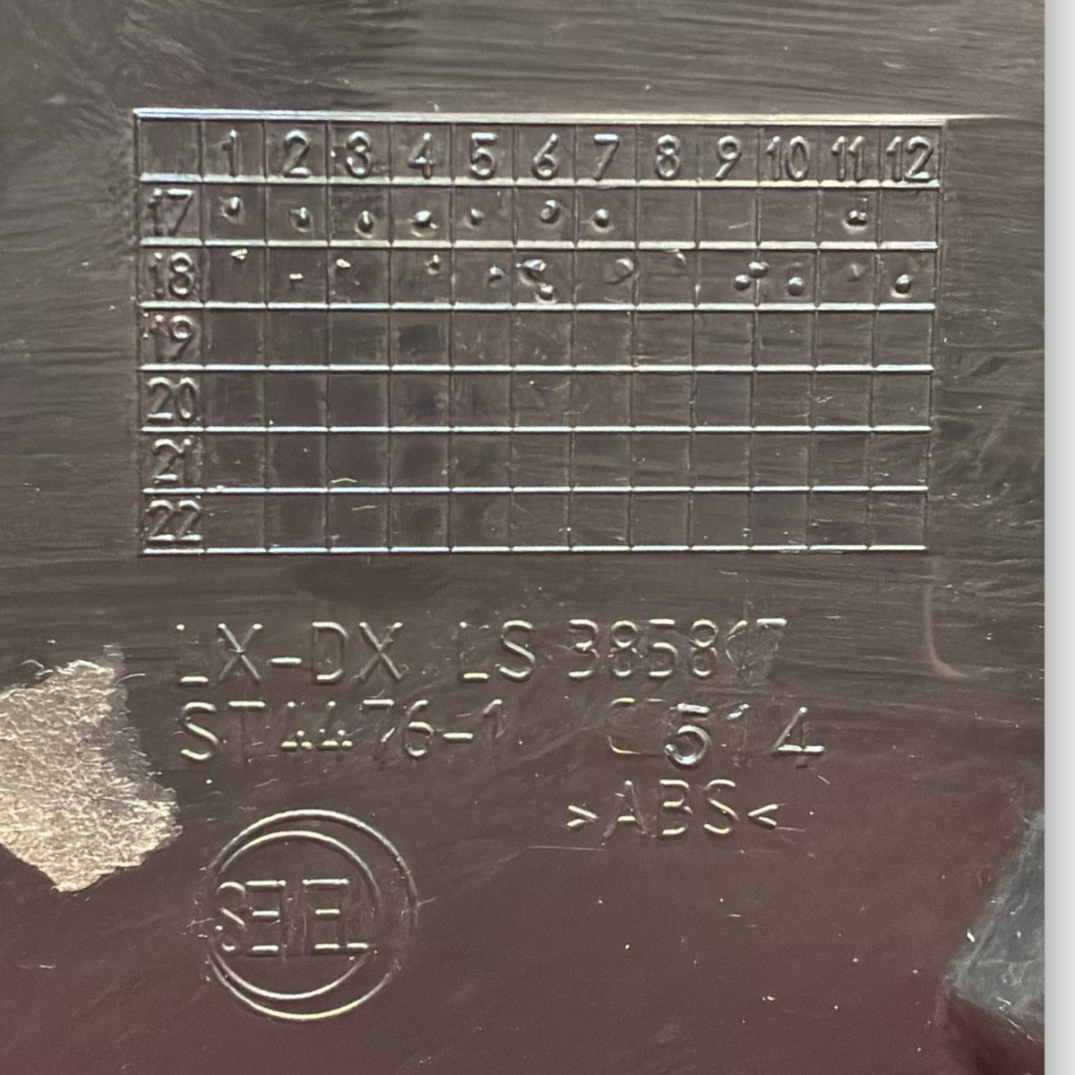 Air vent grille right side fiat ducato 2.2 code: st4476-1 (2009) 