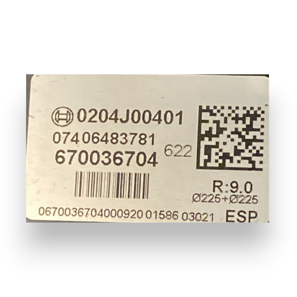 Pompa servofreno maserati levante 3.0 benzina cod:0204j00401 (2016-)