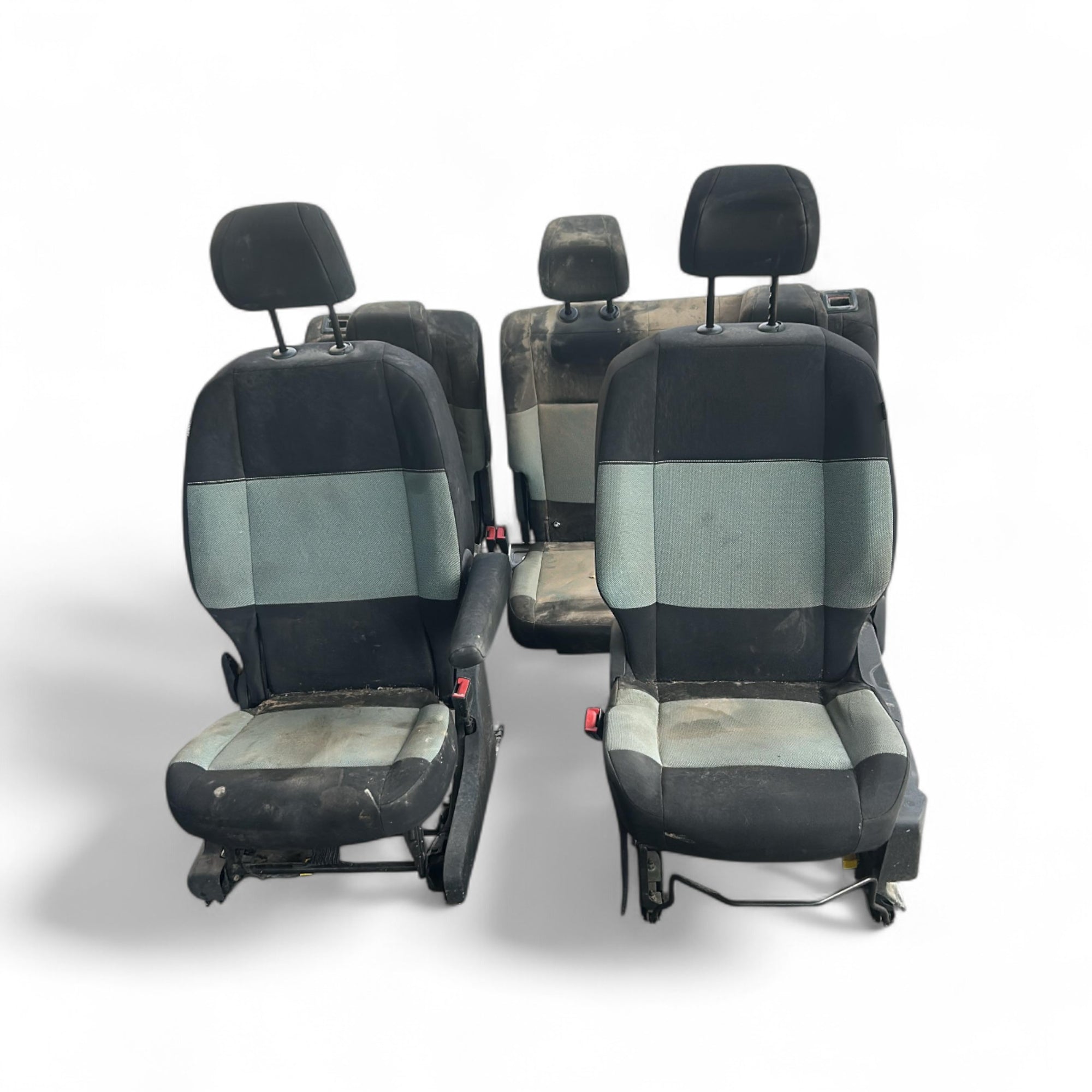Tappezzeria / sedili in stoffa neri e grigi Peugeot Rifter (2018 > )