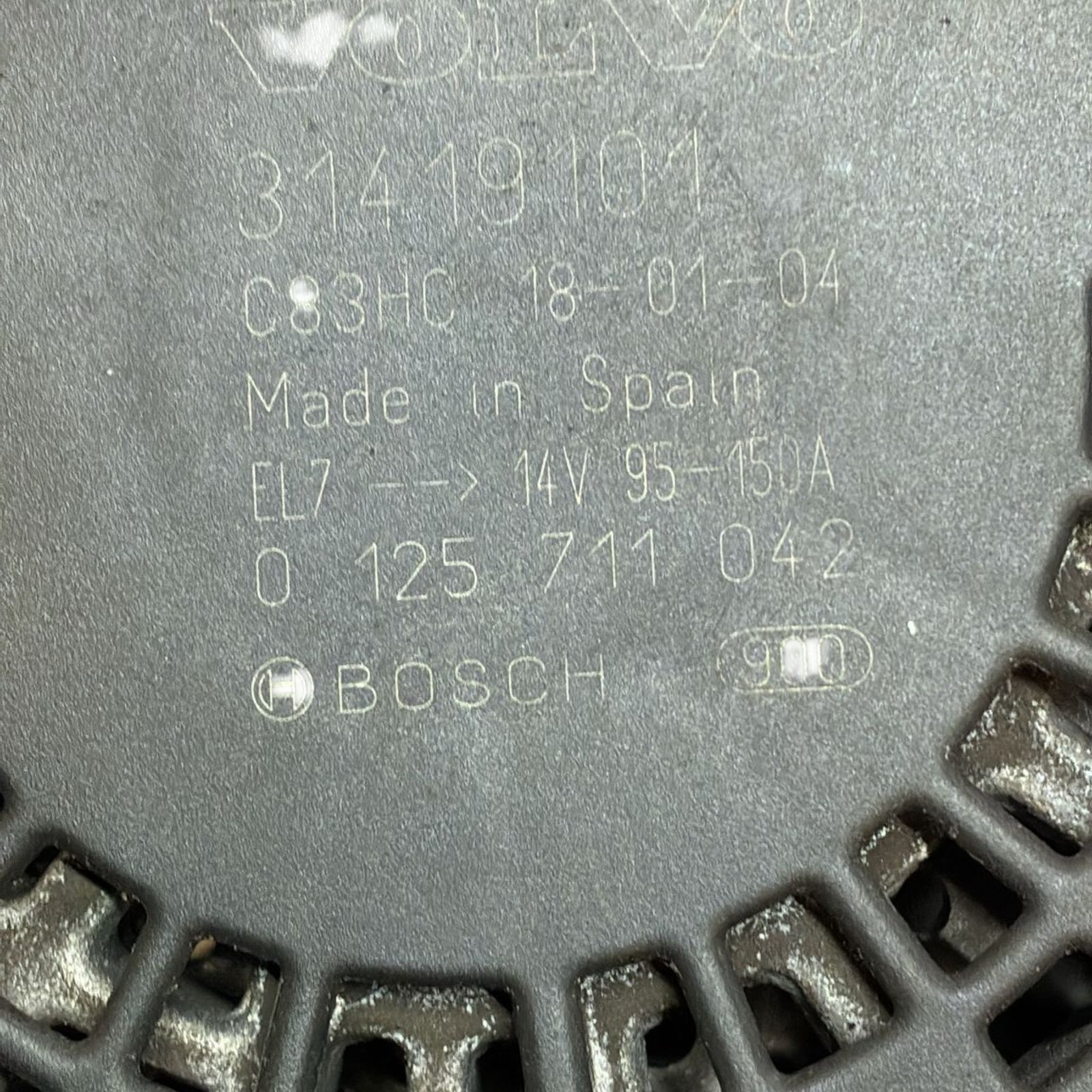 Volvo V40 Generator Cod. 31419101 2.0 Diesel (2012 > 2019) 