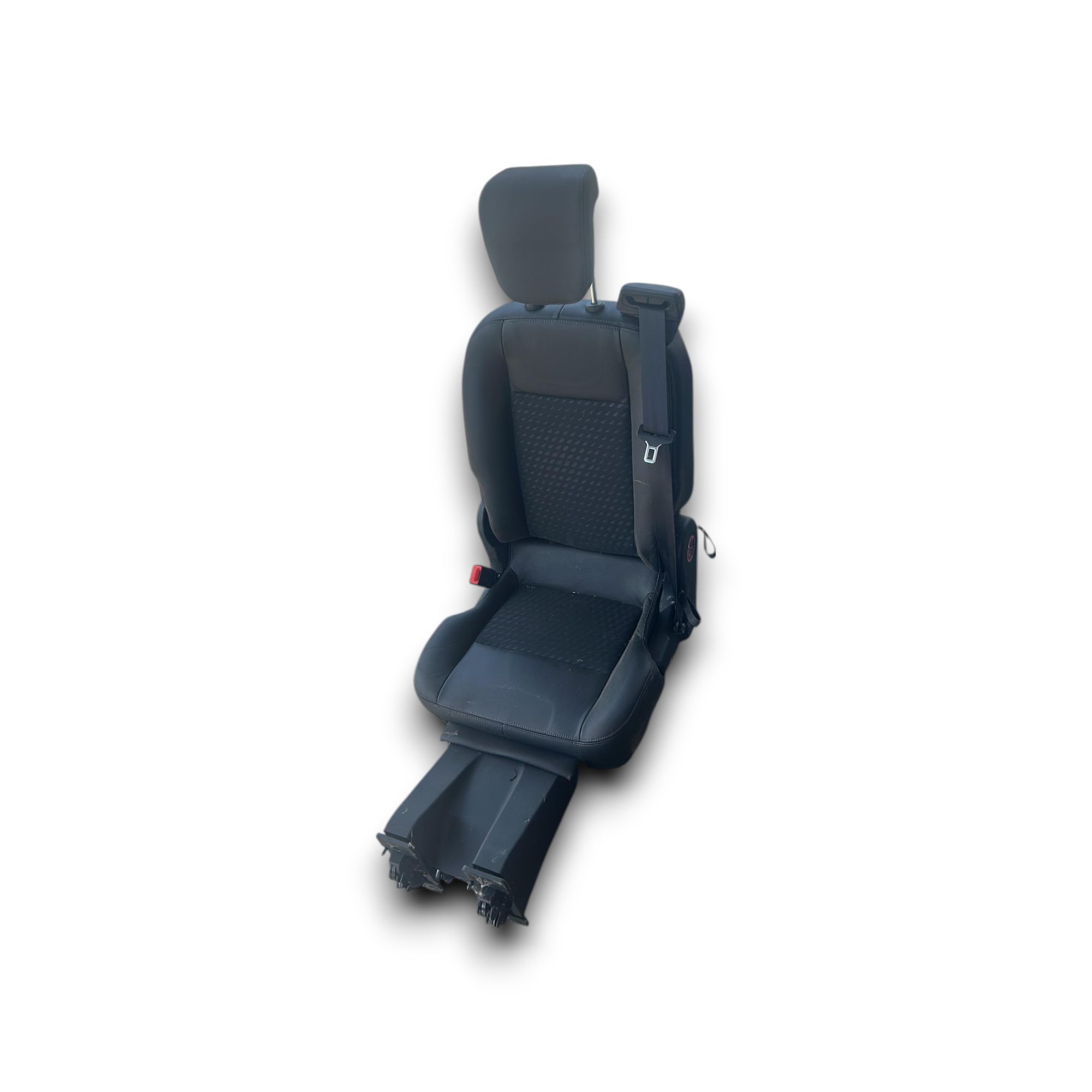 Passagiers achterbank in stof en zwart lederen Ford Tourneo Custom I (2018> 2023) 8 stoelen