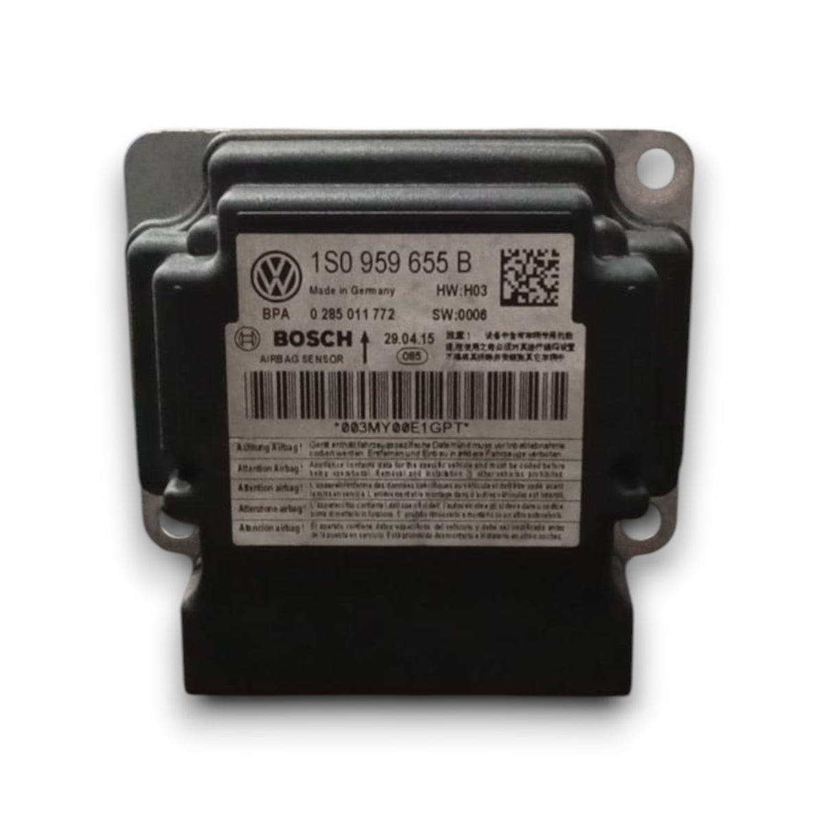 Central de airbag volkswagen up cod. 1s0959655b (2011 &gt; 2024) 