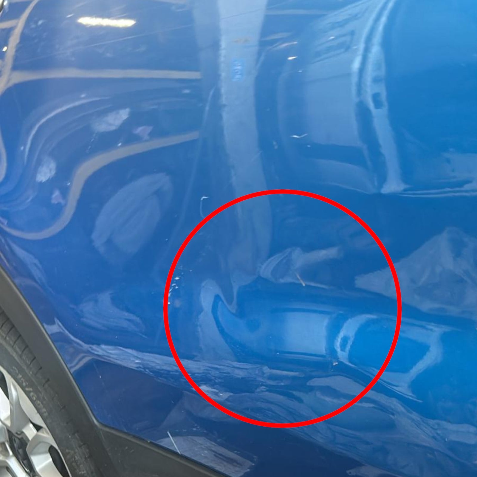 Porte arrière droite bleue Fiat 500X (2014 > ) porte / panneau 