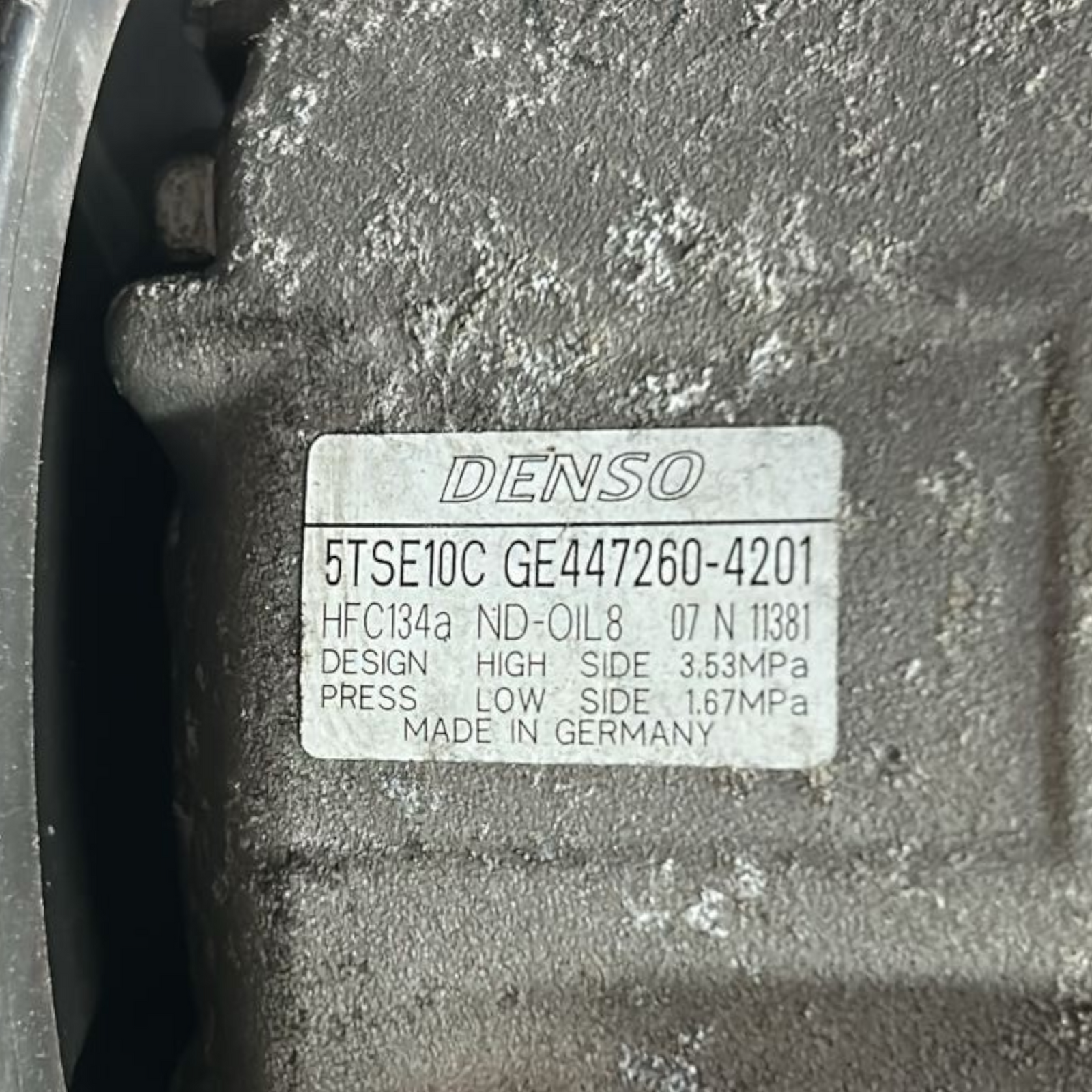 Klimakompressor Toyota Yaris 1.0 Benzin Cod:ge447260-4201 (2011 > 2020) 
