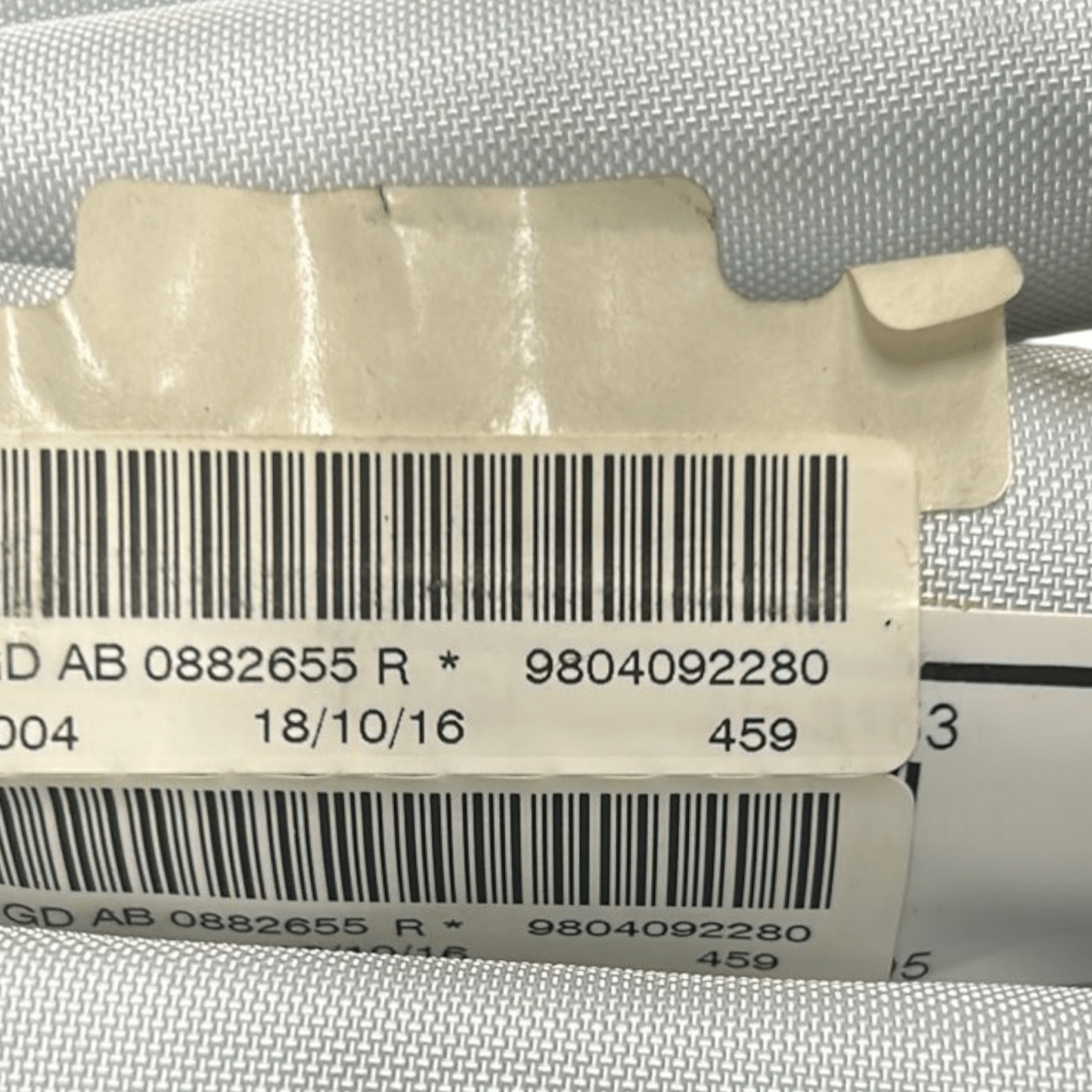 Airbag a tendina anteriore destra peugeot 208 cod:9804092280 (2012 > 2019) - F&P CRASH SRL - Ricambi Usati