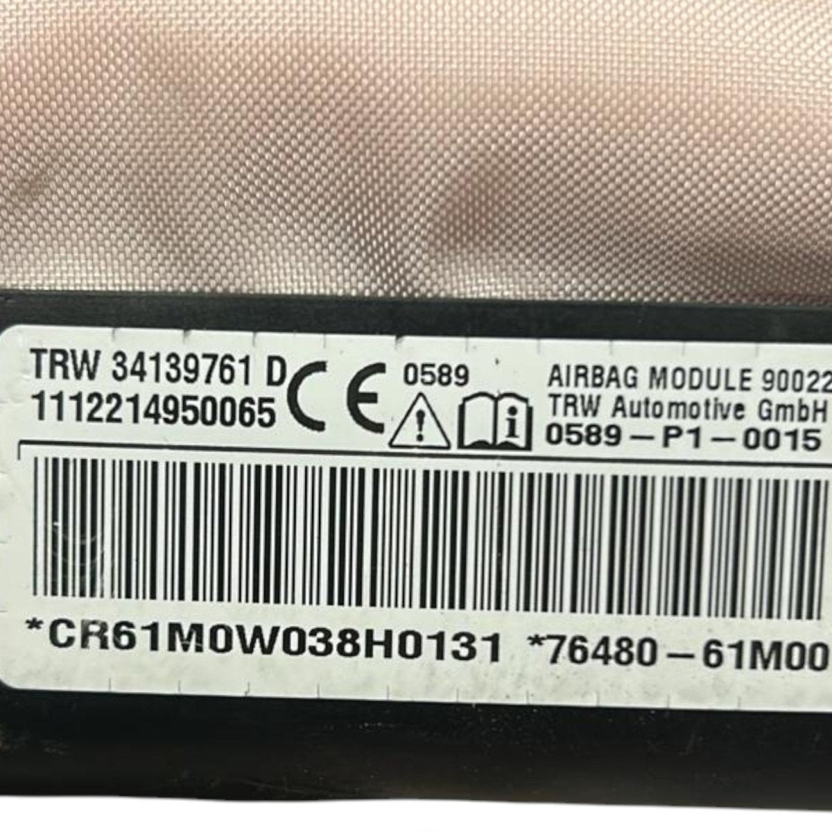 Airbag a tendina anteriore destra suzuki sx4 s - cross cod:34139761D (2022 >) - F&P CRASH SRLS - Ricambi Usati