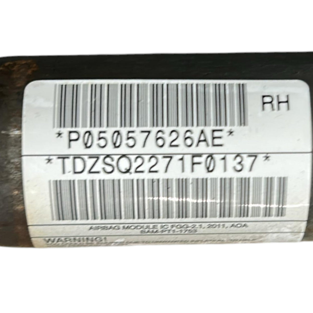 AirBag A Tendina Anteriore Destro Lancia Voyager cod.P05057626AE (2011 > 2014) - F&P CRASH SRLS - Ricambi Usati
