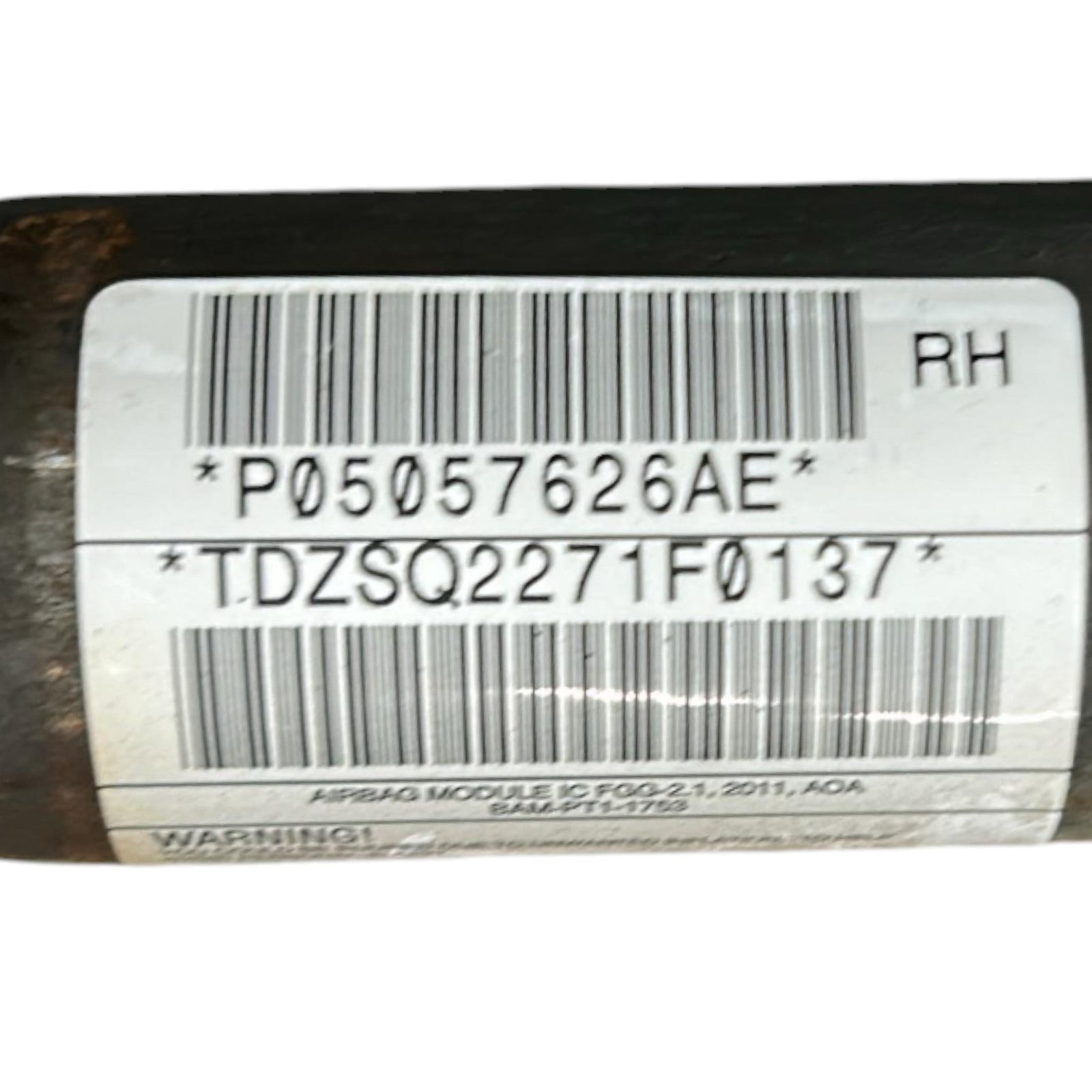 AirBag A Tendina Anteriore Destro Lancia Voyager cod.P05057626AE (2011 > 2014) - F&P CRASH SRLS - Ricambi Usati