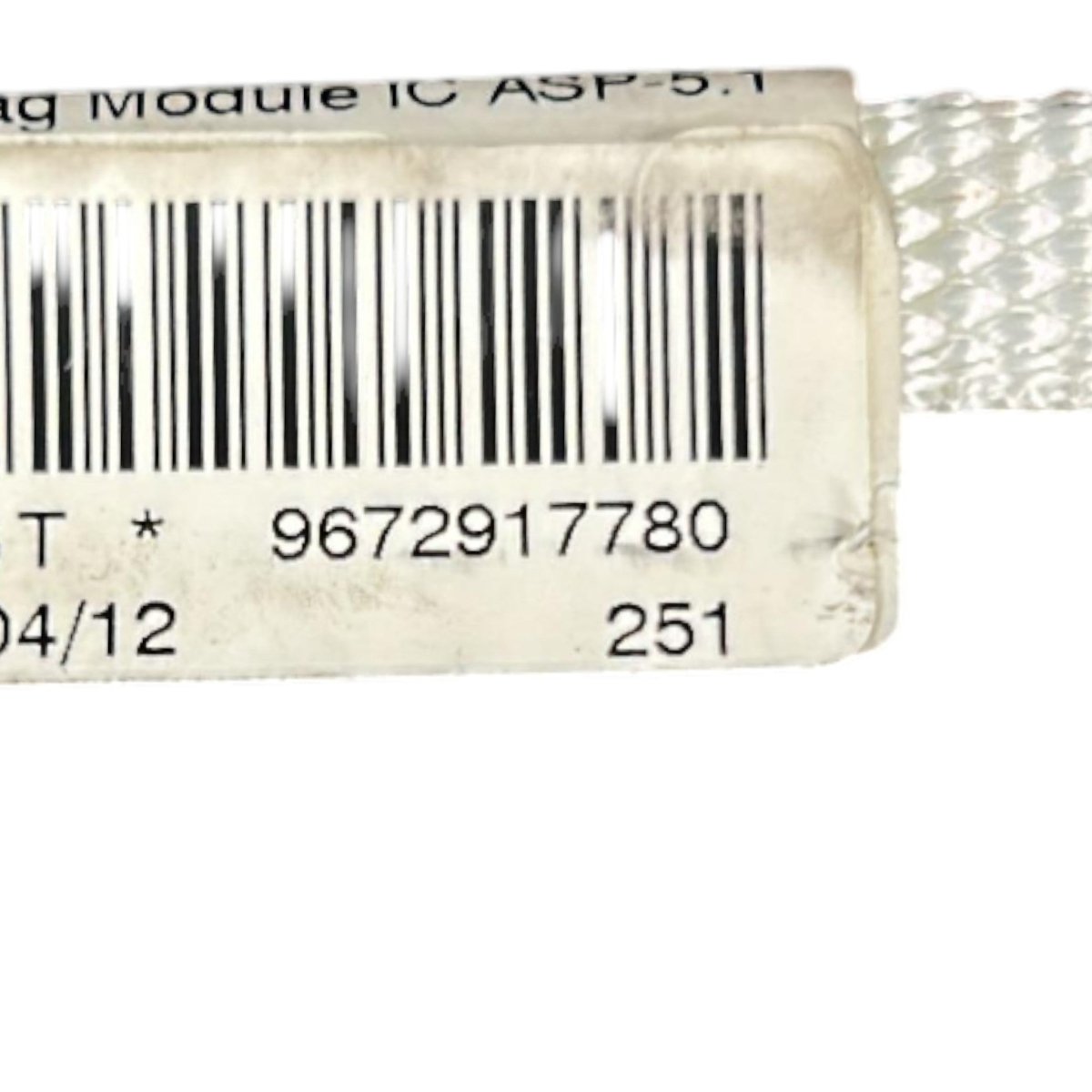 Airbag A Tendina Anteriore Destro Peugeot 208 I cod.9672917780 (2012 > 2019) - F&P CRASH SRLS - Ricambi Usati