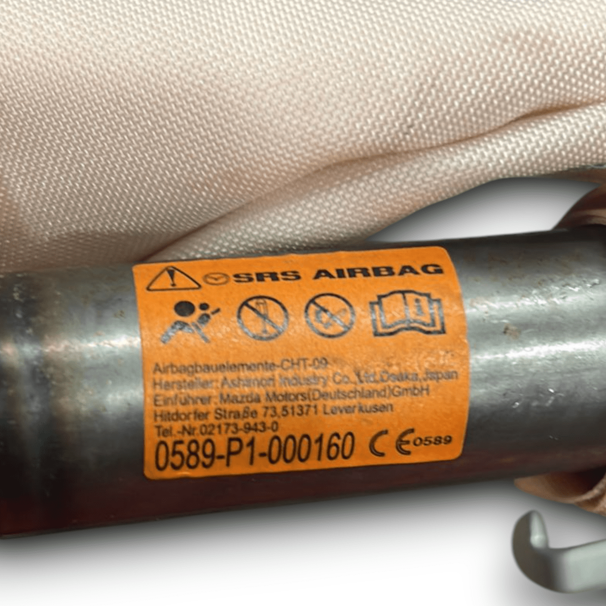 Airbag a tendina anteriore sinistra mazda cx - 5 cod:0589 - p1 - 000160 (2012 > 2016) - F&P CRASH SRL - Ricambi Usati