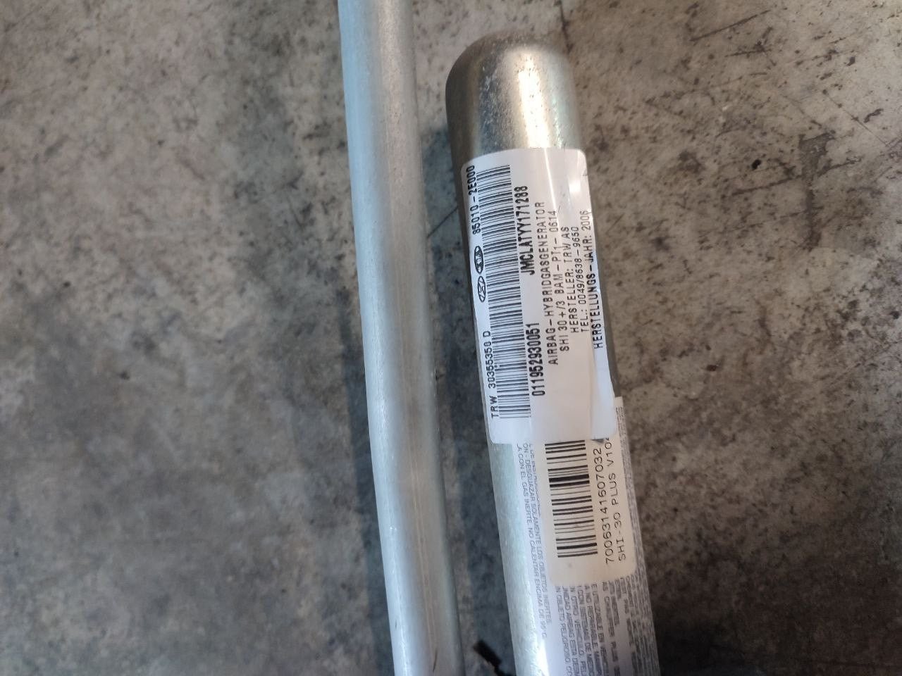 Airbag a tendina anteriore sinistro HYUNDAI TUCSON 2.0 cod: 30355350d - F&P CRASH SRLS - Ricambi Usati