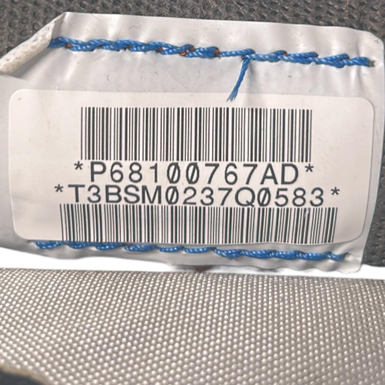AirBag A Tendina Anteriore Sinistro Jeep Cherokee (KL) cod.P68100767AD (2013 > 2023) - F&P CRASH SRLS - Ricambi Usati