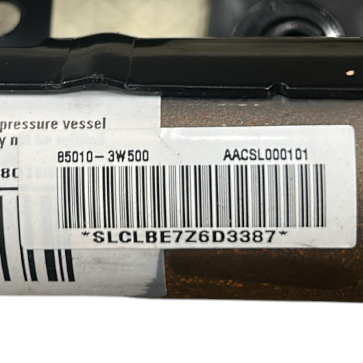 Front Left Curtain AirBag Kia Sportage (SL) code 85010 - 3W500 (2010 > 2016) - F&P CRASH SRLS - Used Parts