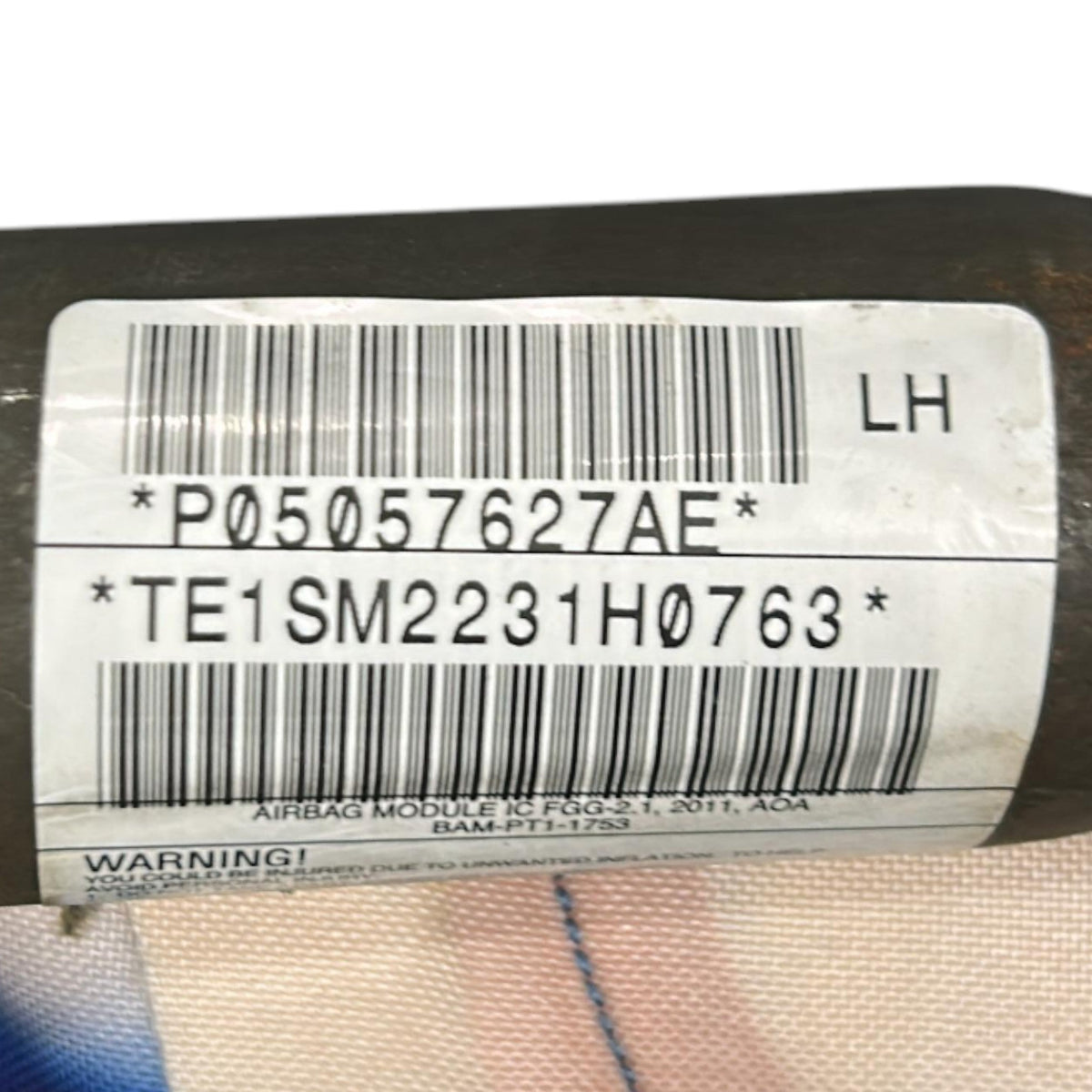 AirBag A Tendina Anteriore Sinistro Lancia Voyager cod.P05057627AE (2011 > 2014) - F&P CRASH SRLS - Ricambi Usati