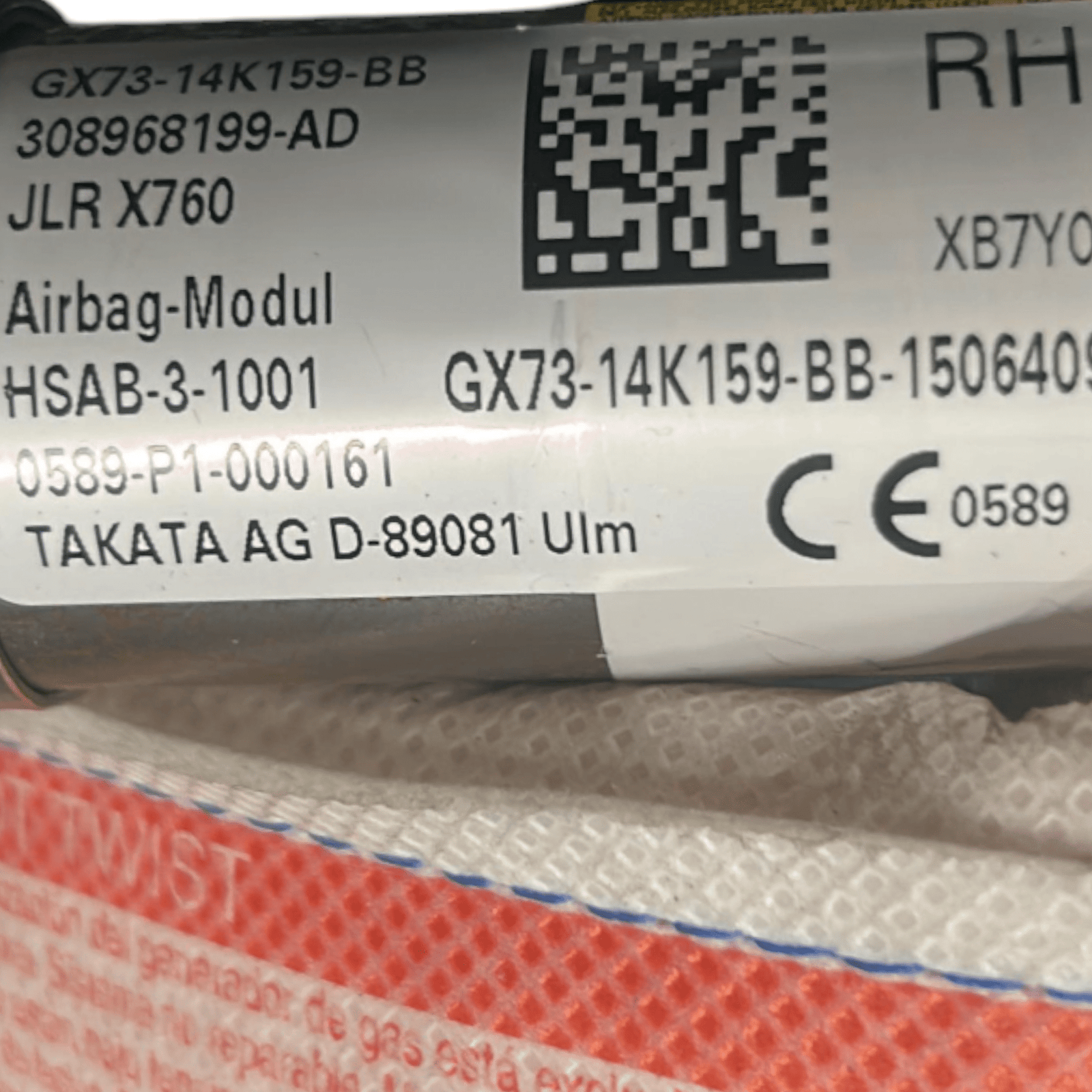 AirBag A Tendina Destra Jaguar XE (X760) cod.GX73 - 14K159 - BB (2015 > 2024) - F&P CRASH SRLS - Ricambi Usati