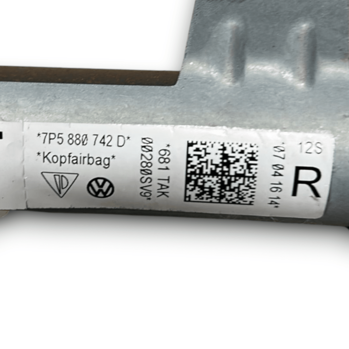 Airbag a tendina laterale destra porsche cayenne 92a cod:7p5880742d (2010 > 2017) - F&P CRASH SRL - Ricambi Usati