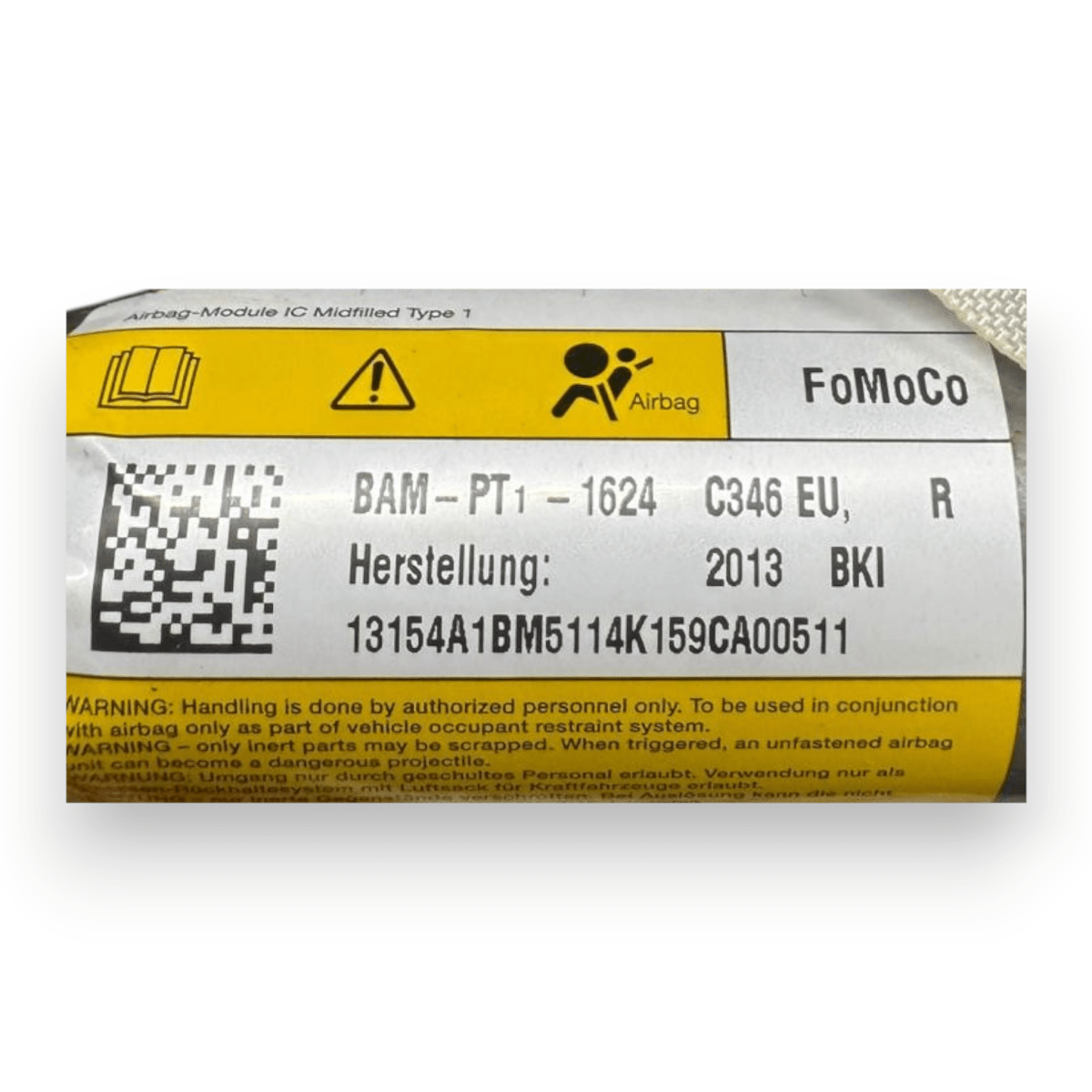 Airbag a tendina laterale destro (dx) Ford Focus III cod.BM5114K159CA (2011 - 2014) - F&P CRASH SRL - Ricambi Usati