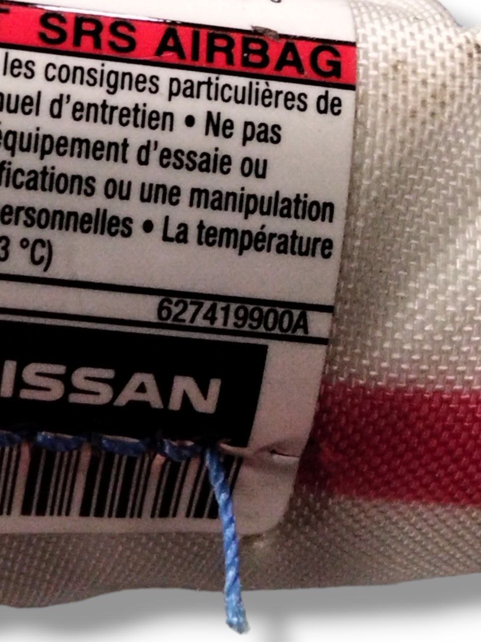 Airbag a Tendina Laterale Destro (Dx) Nissan X - Trail T32 (2014 - 2020) COD:627419900A - F&P CRASH SRLS - Ricambi Usati
