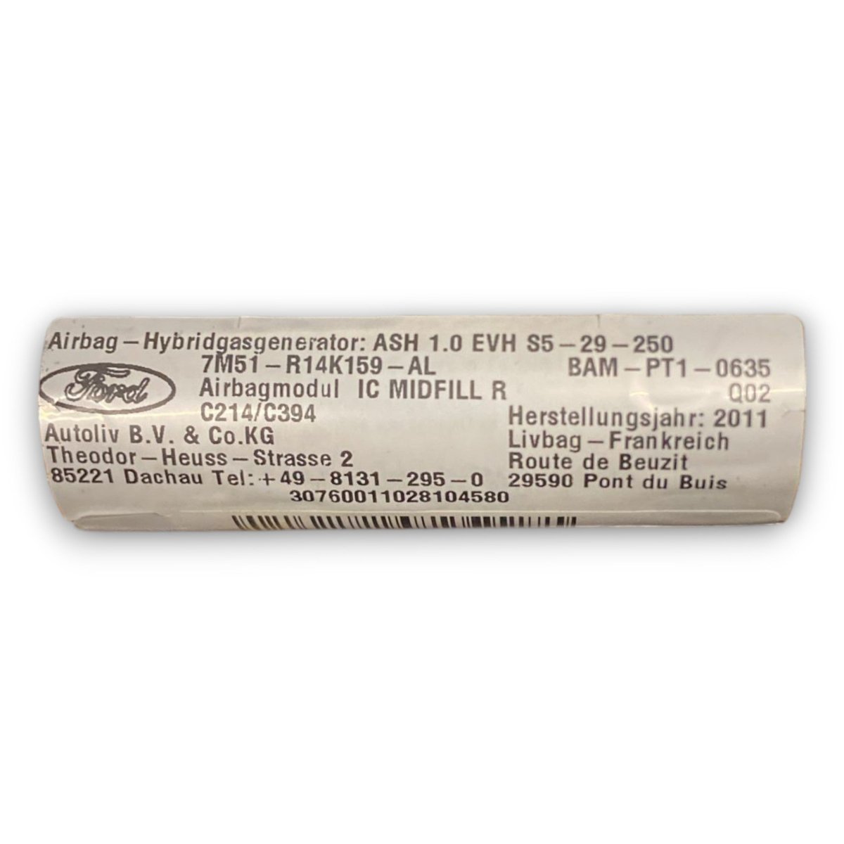 Airbag a tendina laterale destro ford kuga cod . 7m51 - r14k159 - al (2008 > 2012) - F&P CRASH SRL - Ricambi Usati