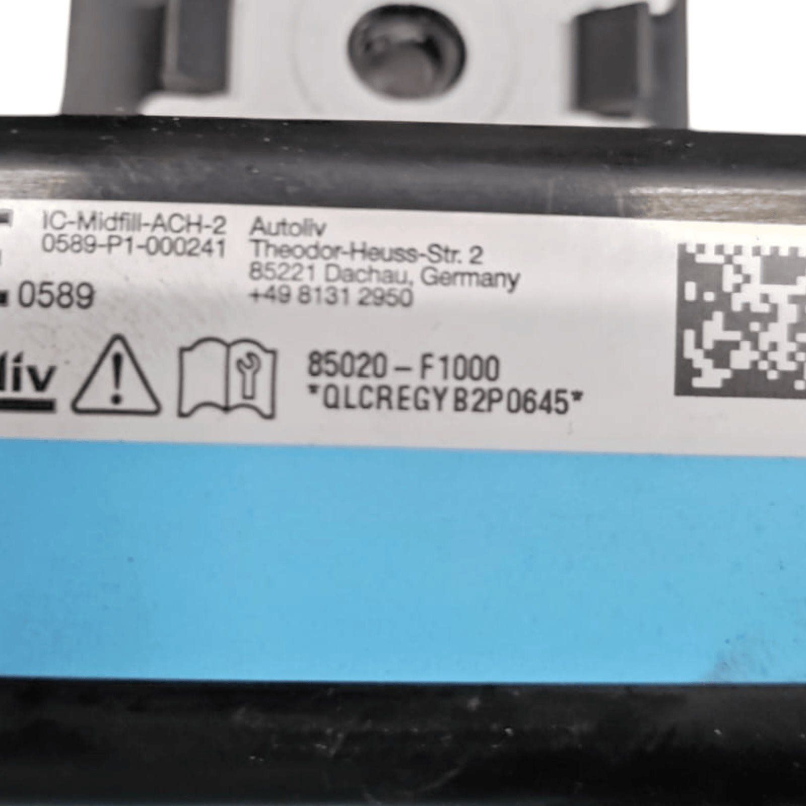 Airbag a Tendina Laterale Destro Kia Sportage IV COD:85020 - F1000 (2016 - 2022) - F&P CRASH SRLS - Ricambi Usati
