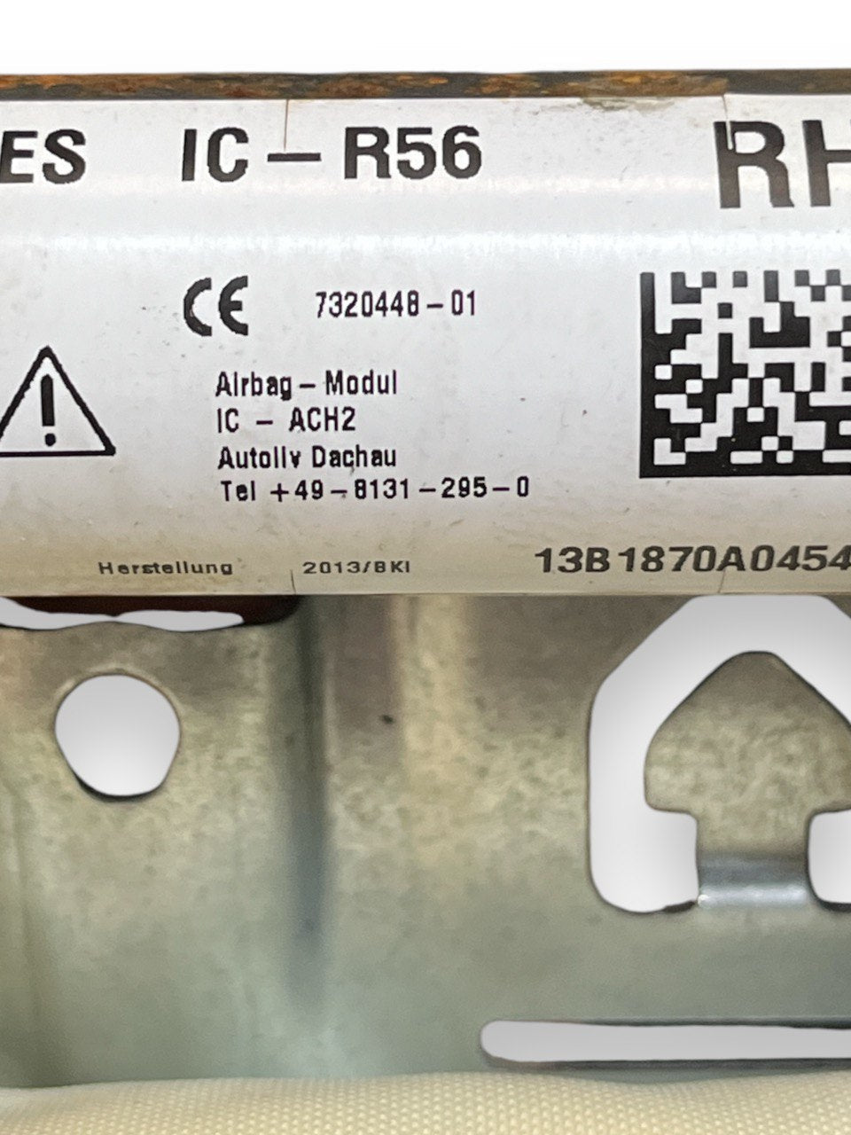 Airbag a tendina laterale destro Mini One R56 (2006 - 2013) cod.732044801 - F&P CRASH SRLS - Ricambi Usati