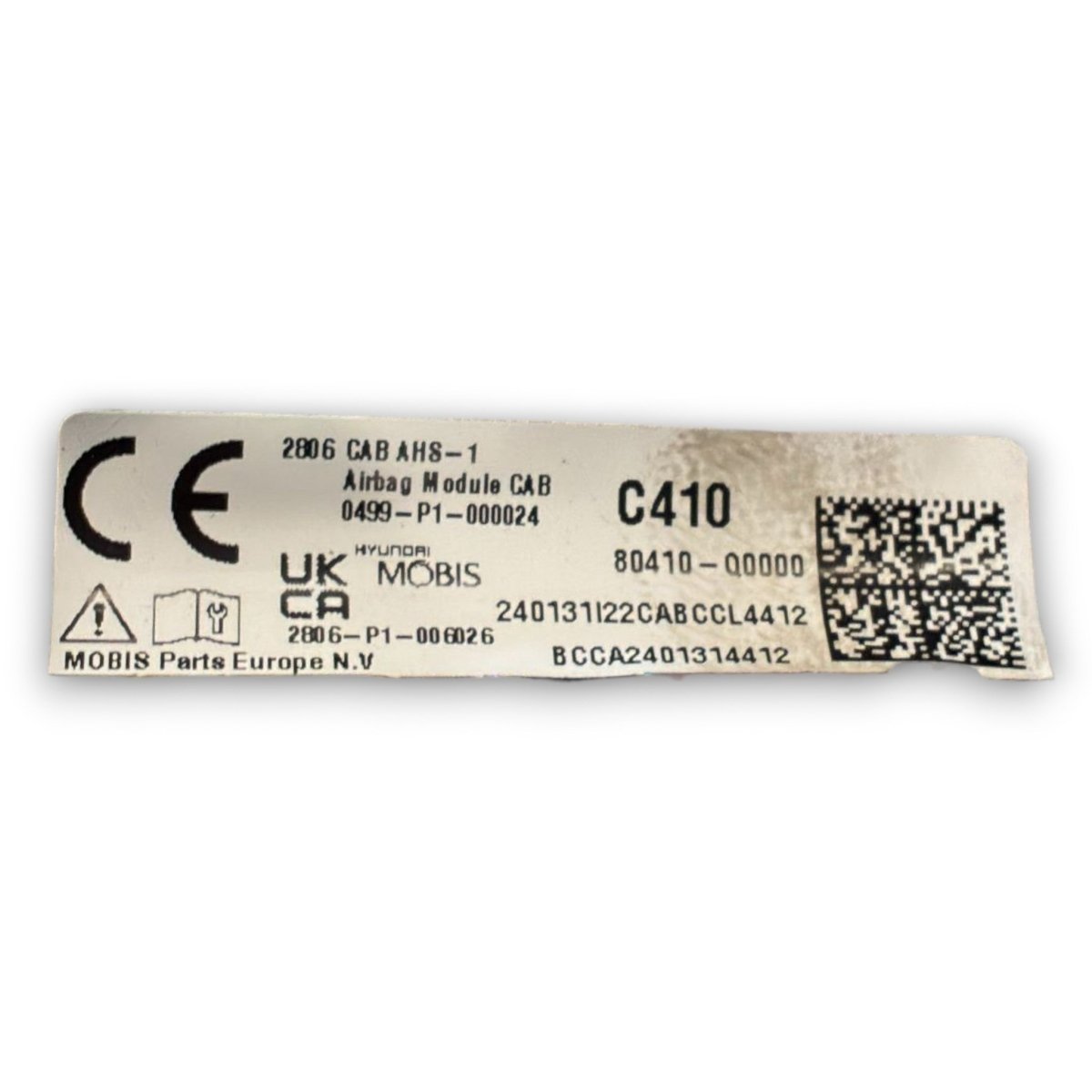 Airbag a tendina laterale sinistra Hyundai i20 III cod . 80410 - q0000 (2020 >) - F&P CRASH SRL - Ricambi Usati