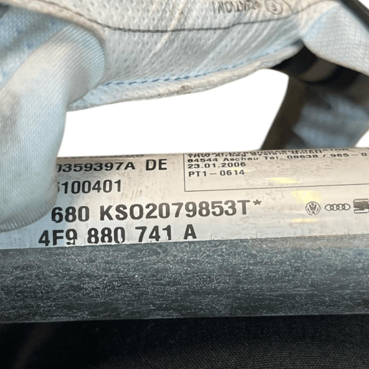 Airbag a tendina laterale sinistro Audi A6 C6 Avant / 4F cod.4F9880741A (2004 - 2011) - F&P CRASH SRLS - Ricambi Usati